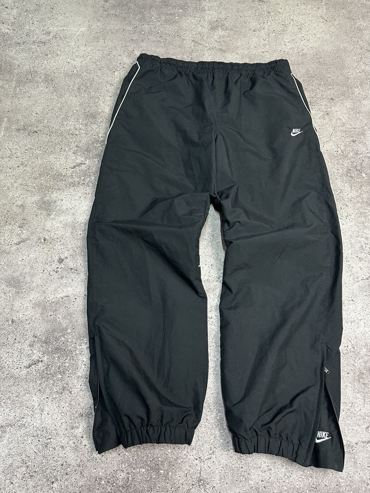 Nike × Vintage Vintage Nike Nylon Drill Pants Embroidered Logo Y2K Archival Size US 36 / EU 52 - 4 Thumbnail