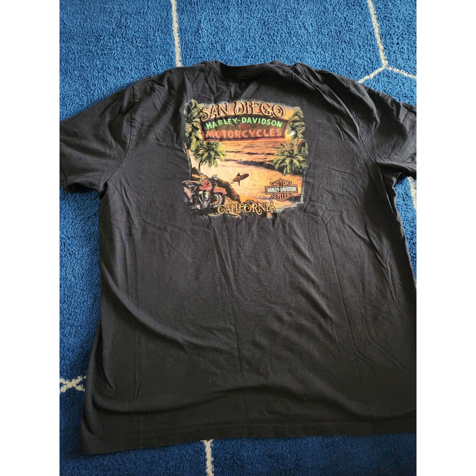 Harley Davidson Harley-Davidson Men's Graphic San Diego Shirt 2xl Size US XXL / EU 58 / 5 - 1 Thumbnail