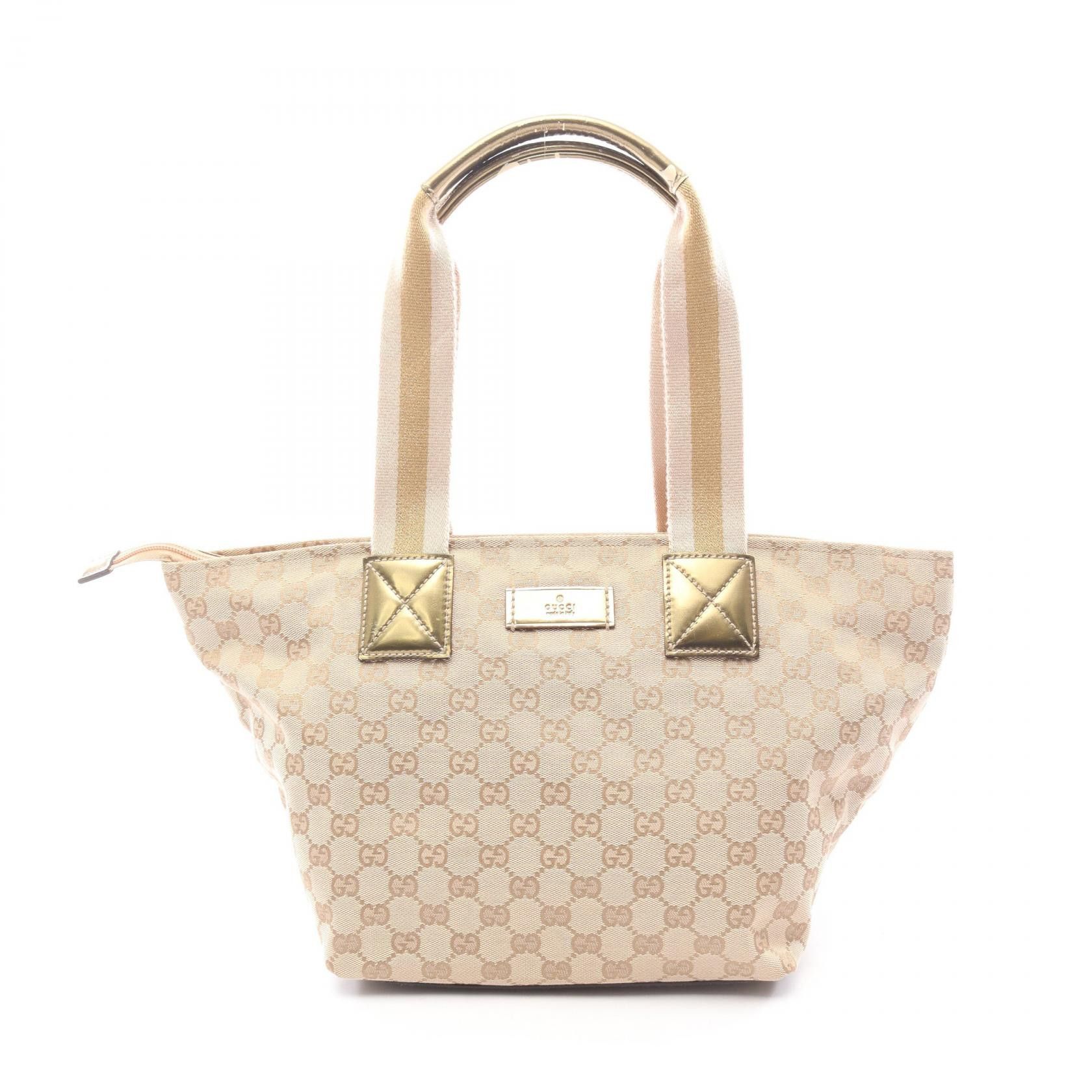 Gucci Gucci Gucci GG Canvas Patent Leather Tote Bag Textile Tote Bag 131230 DUTY FREE for USA Size ONE SIZE - 1 Thumbnail