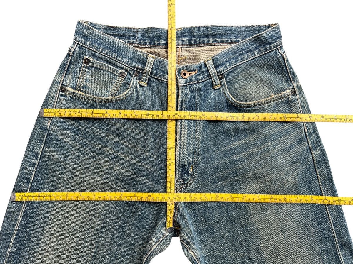 Edwin Vintage Edwin 505 Distressed Mudwash Selvedge Denim 32x30 Size US 32 / EU 48 - 14 Thumbnail