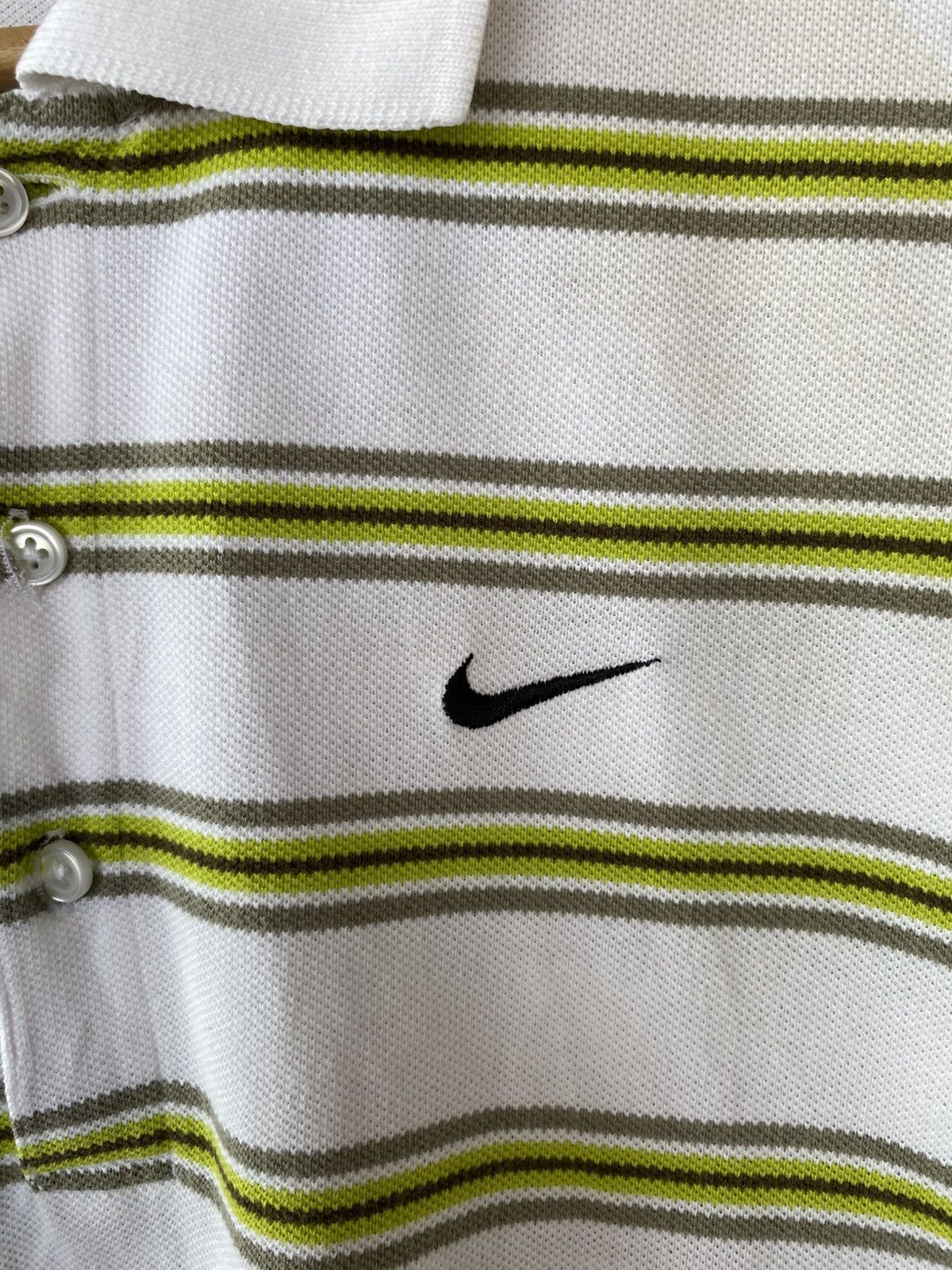 Nike Vintage Nike Stripe Polo Shirt Size US M / EU 48-50 / 2 - 7 Thumbnail