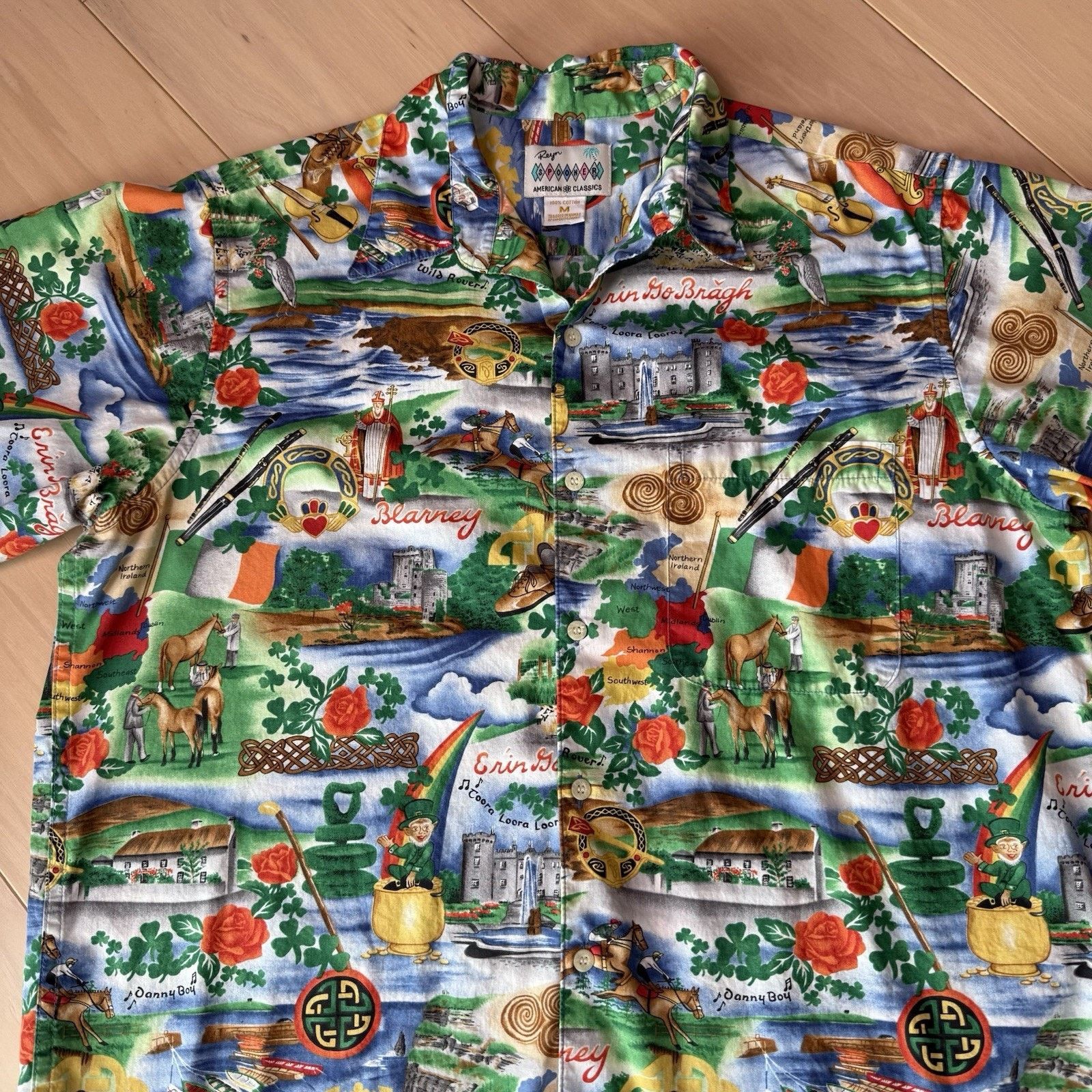 Reyn Spooner Reyn Spooner St Patricks Day Shirt Multicolor Ireland Irish Size US M / EU 48-50 / 2 - 4 Thumbnail