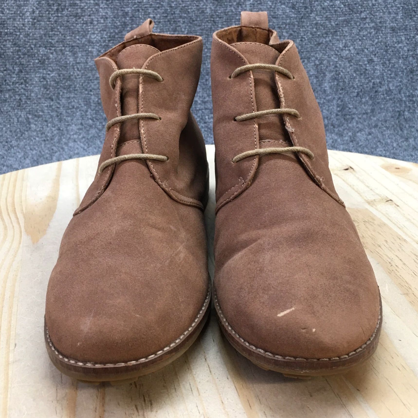 Vintage White Mountain Boots Womens 11 M Anderson Chukka Brown Faux Leather Ankle Top Shoes Brown Boots Womens 11 M Chukka Casual Classic Shoes Size L / US 10 / IT 46 - 5 Thumbnail