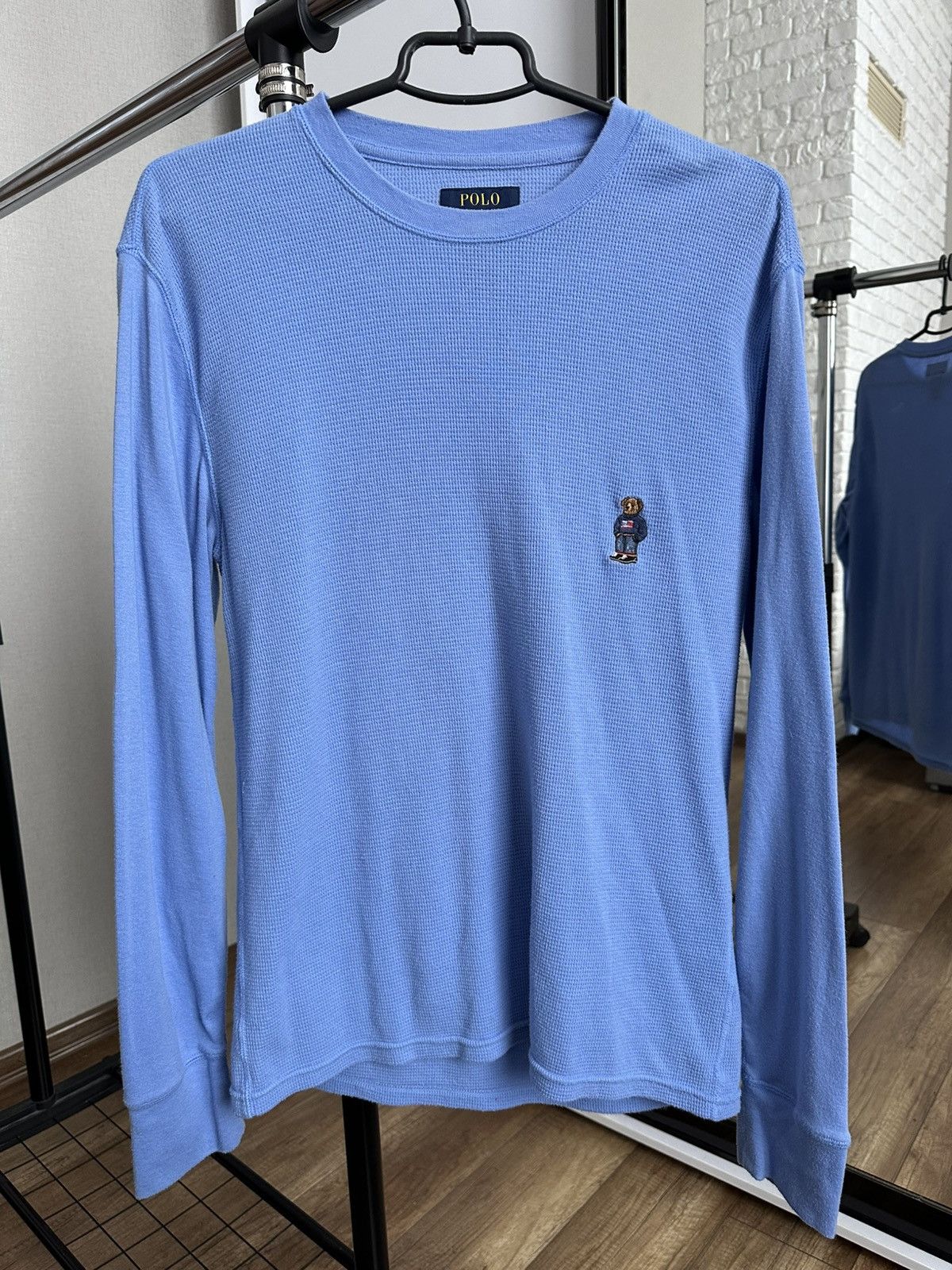 Polo Ralph Lauren Polo Bear Ralph Lauren RL Waffle Sweatshirt Crewneck Size US M / EU 48-50 / 2 - 1 Thumbnail