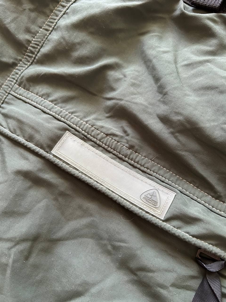 Nike ACG Nike ACG Spring 2001 Green Nylon 4 Pocket Cargo Shorts Size US 38 / EU 54 - 4 Thumbnail