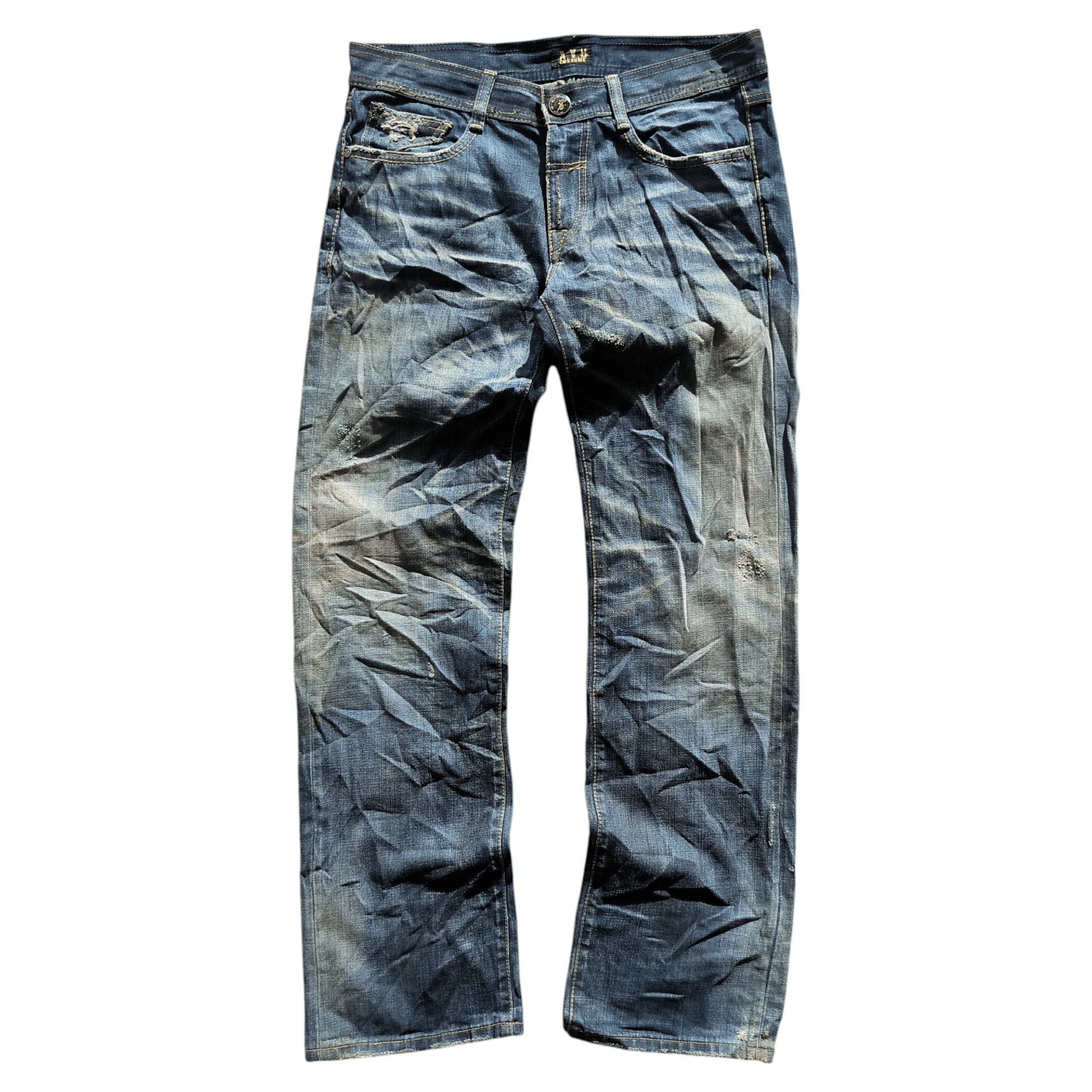 Japanese Brand Vintage AVH Japan Denim Jeans Size US 32 / EU 48 - 1 Thumbnail