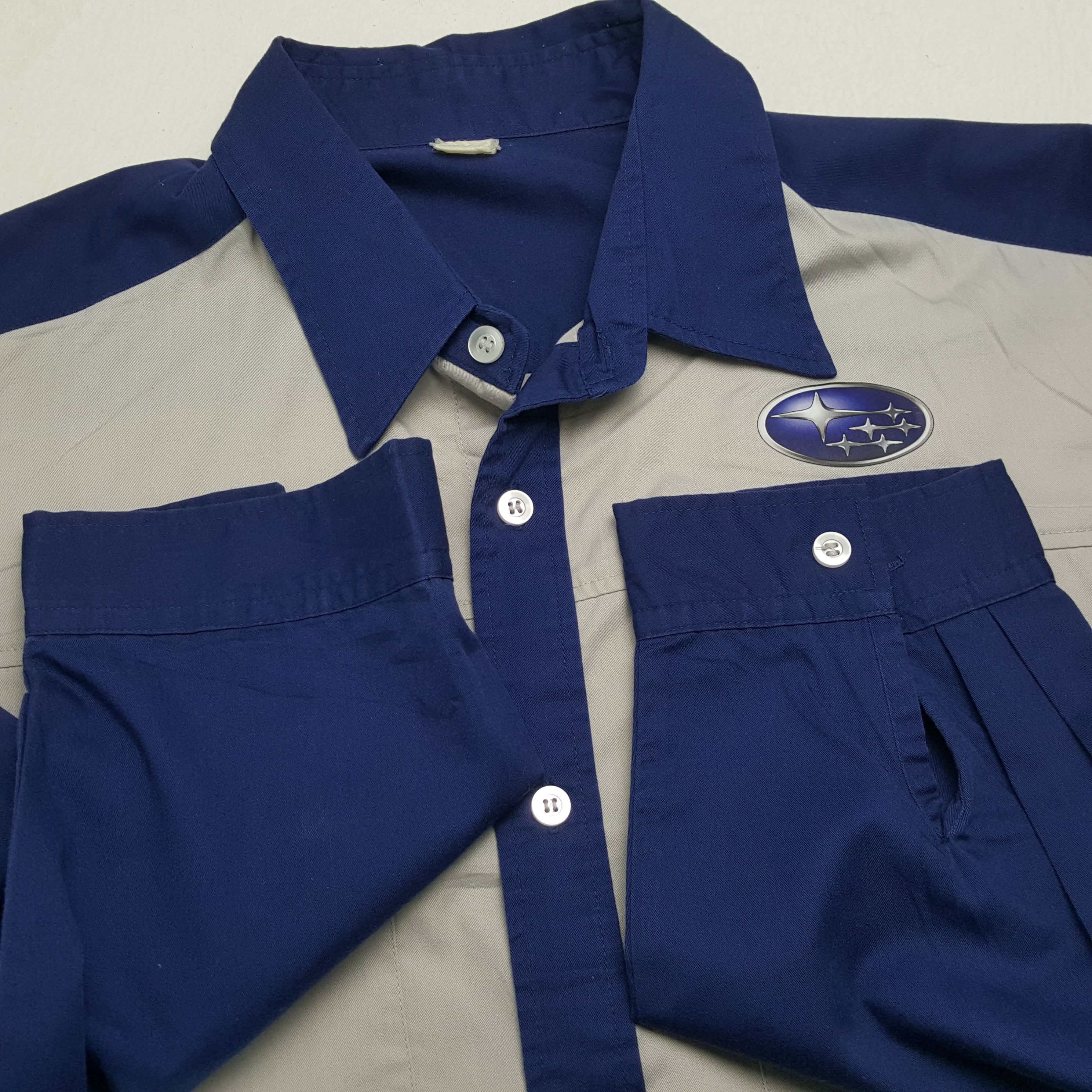 Vintage SUBARU Japanese Motorsports Workwear Style Custom Jacket Size US L / EU 52-54 / 3 - 9 Thumbnail