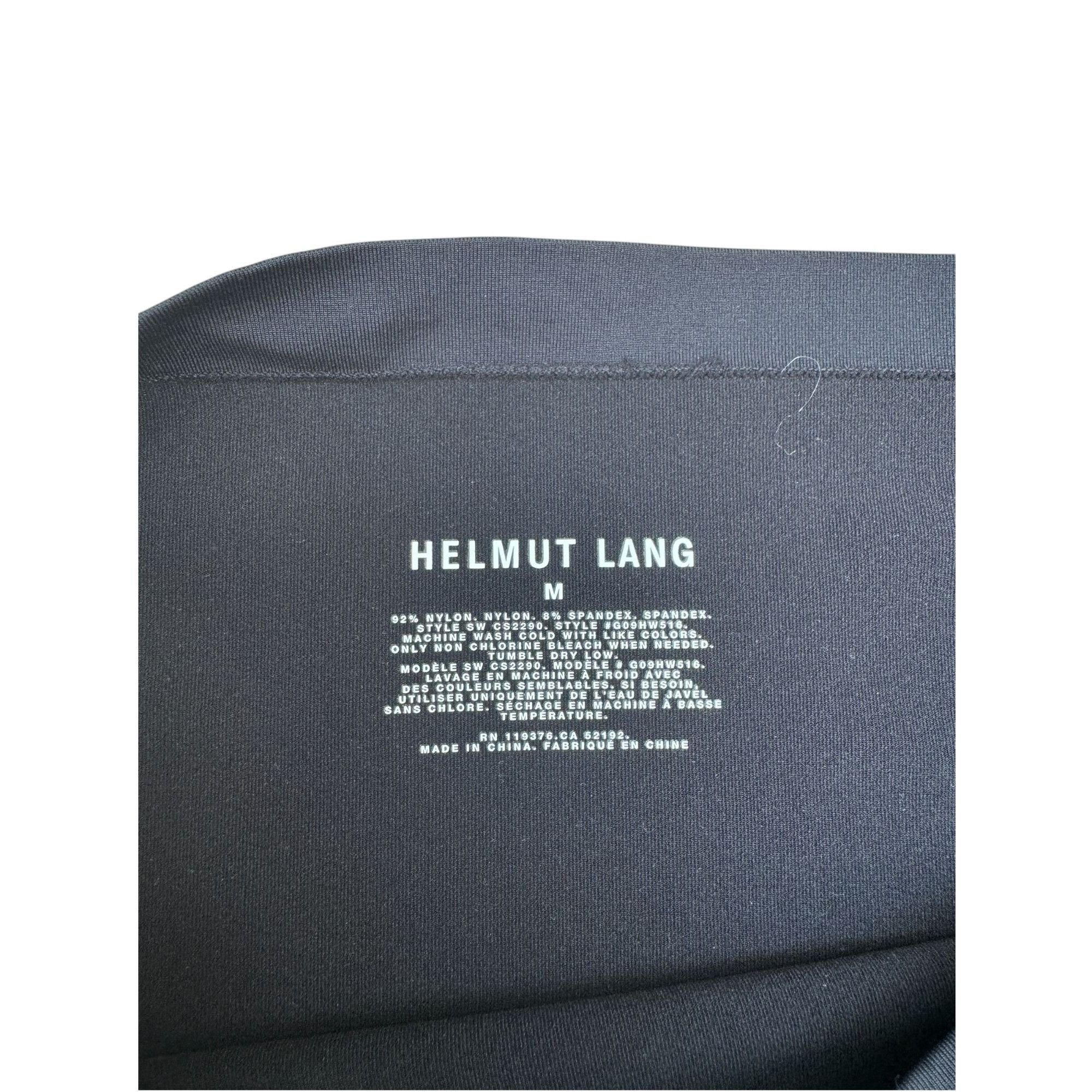 Helmut Lang Black One Shoulder Top Size US M / EU 48-50 / 2 - 3 Thumbnail