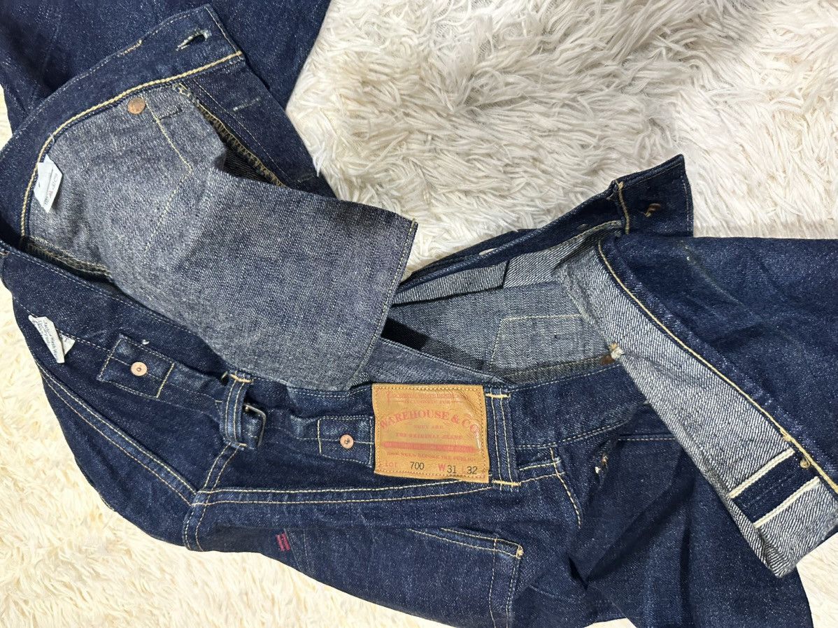 Warehouse & Co. Vintage Warehouse & Co Selvedge Buckle Back Size US 30 / EU 46 - 14 Thumbnail