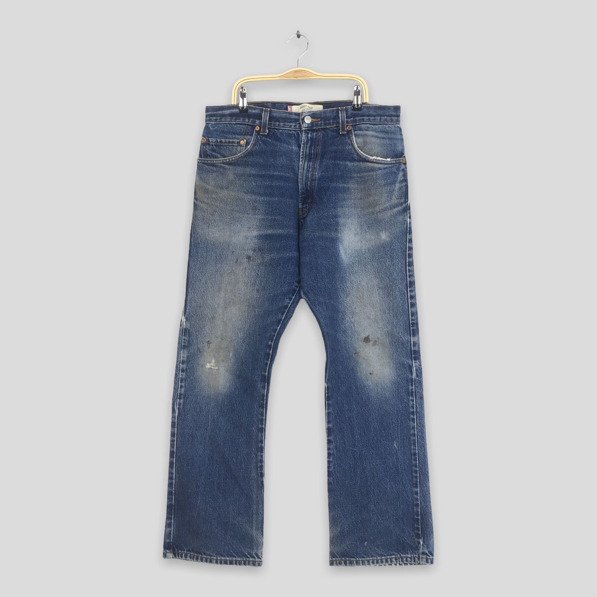 Levi's Size 33x30 Vintage Y2K Levi's 517 Bootcut Flared Jeans S1991 Size US 33 - 1 Thumbnail