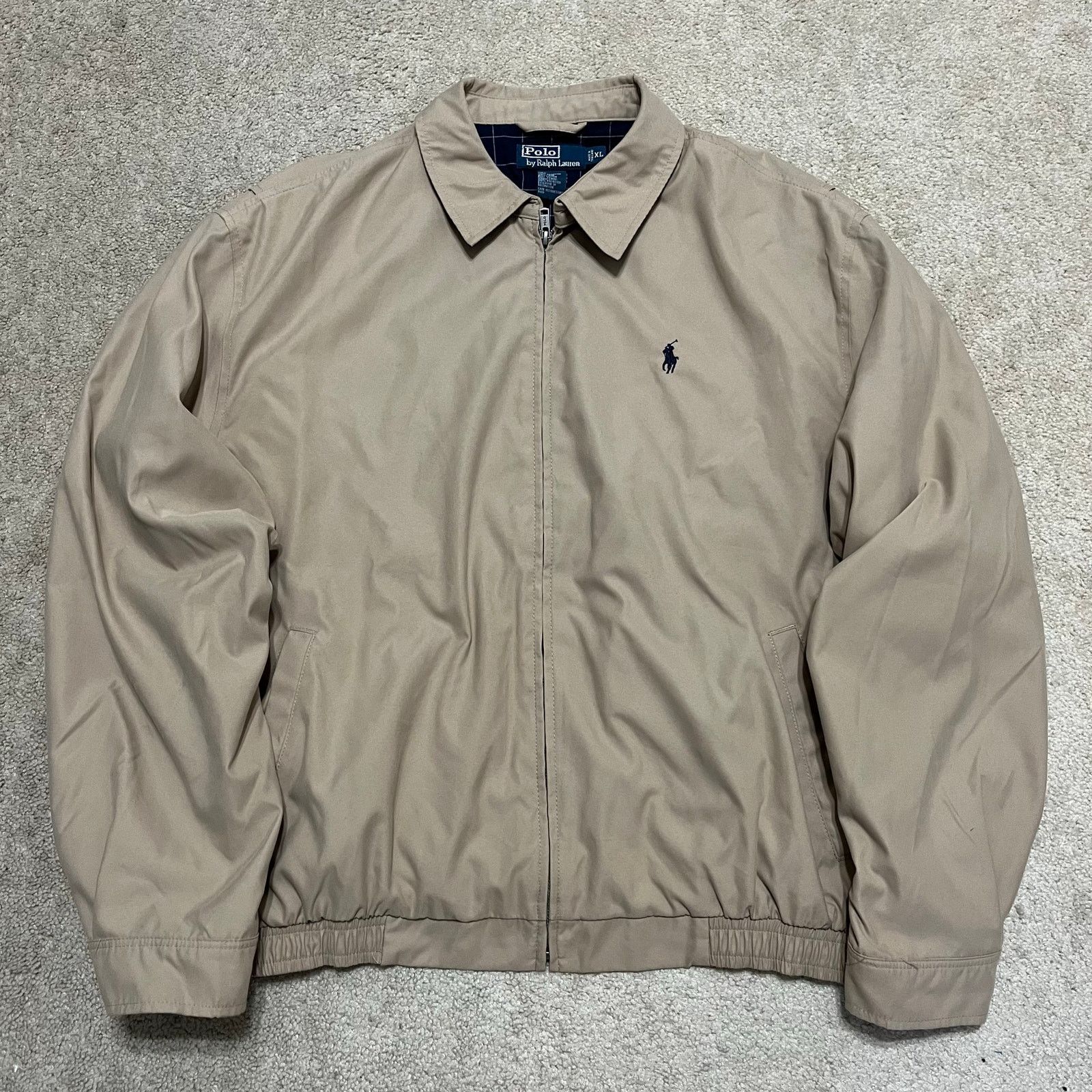 Polo Ralph Lauren Polo Ralph Lauren Plaid Lined Tan Bomber Jacket XL Size US XL / EU 56 / 4 - 1 Thumbnail