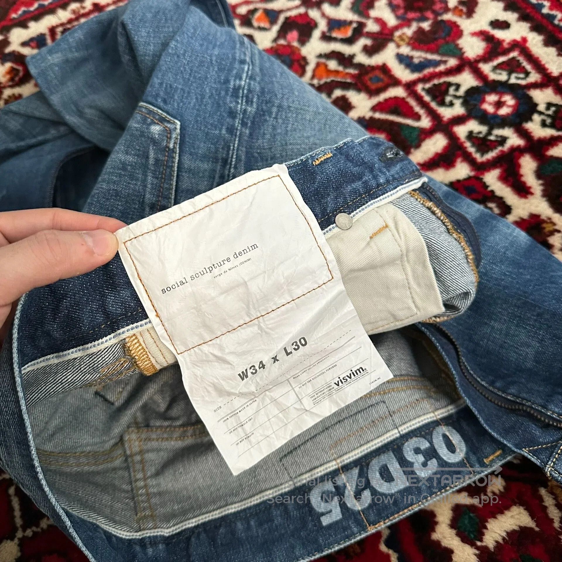 Visvim visvim 21ss 03d25 Jeans W34L30. Size US 34 / EU 50 - 8 Thumbnail