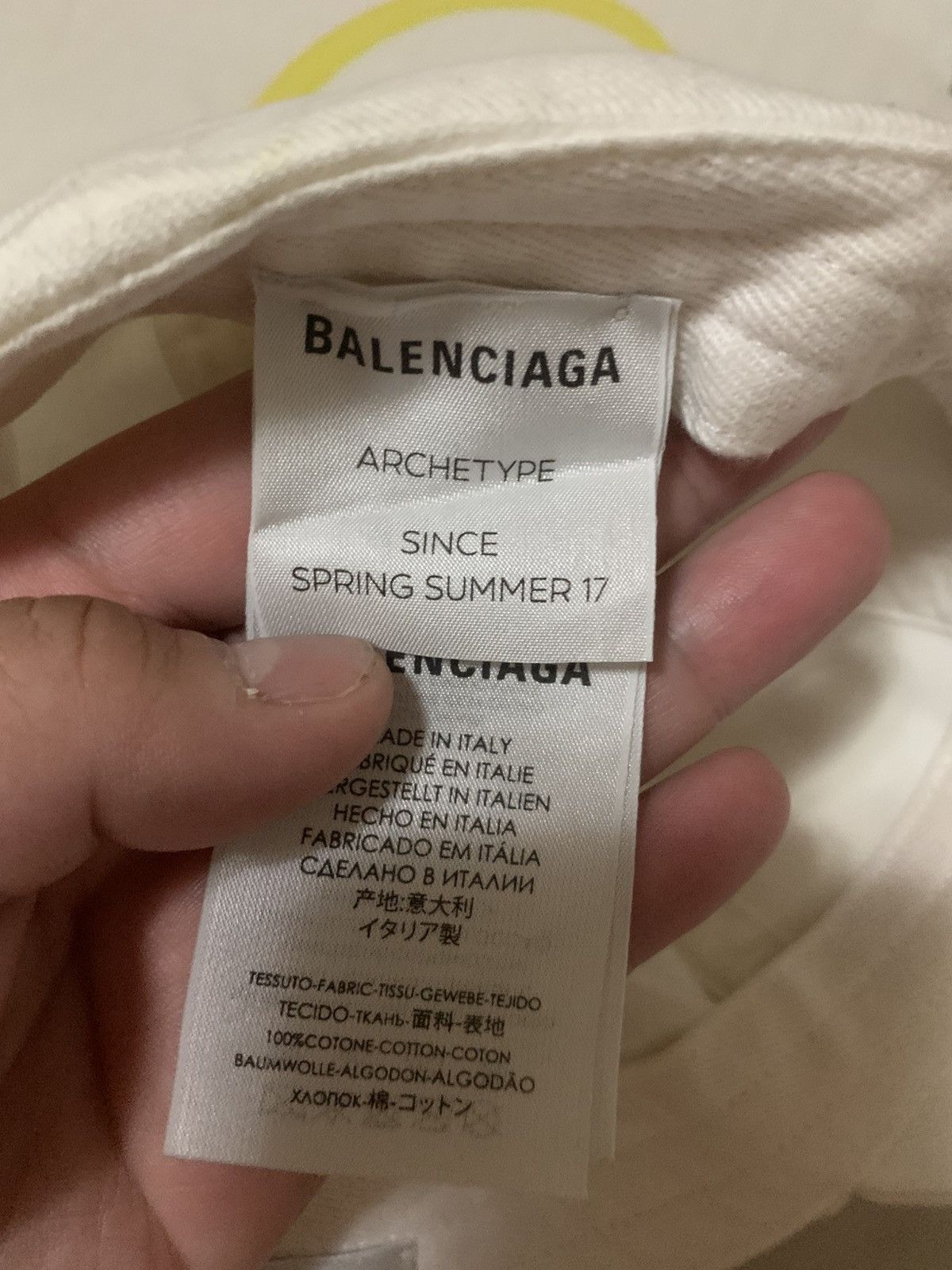 Balenciaga Balenciaga white hat Size ONE SIZE - 6 Thumbnail
