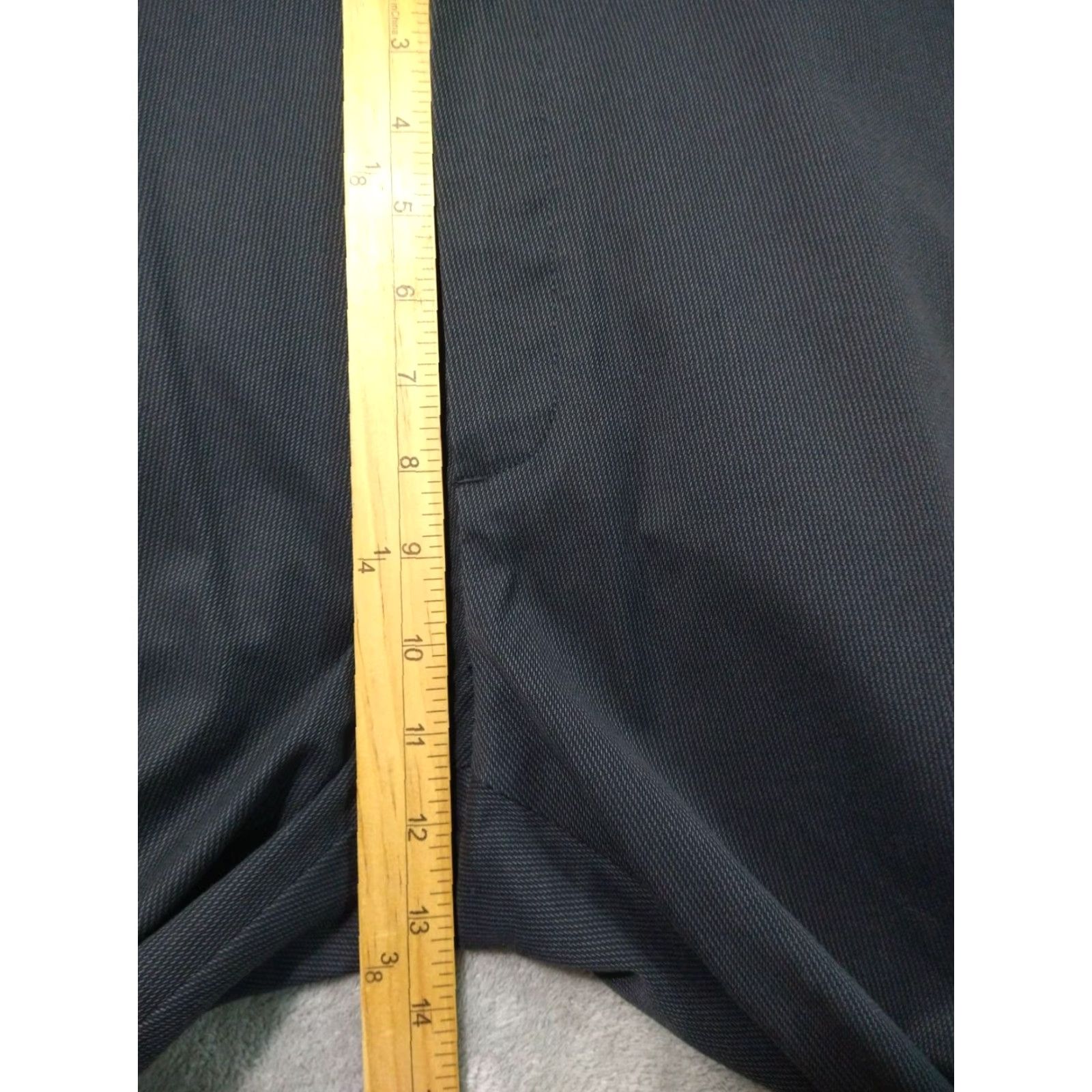 Banana Republic Banana Republic Pants Mens 34x30 Gray Pinstriped Chino Slim Fit Flat Front City Preppy Mens Size US 34 / EU 50 - 4 Thumbnail