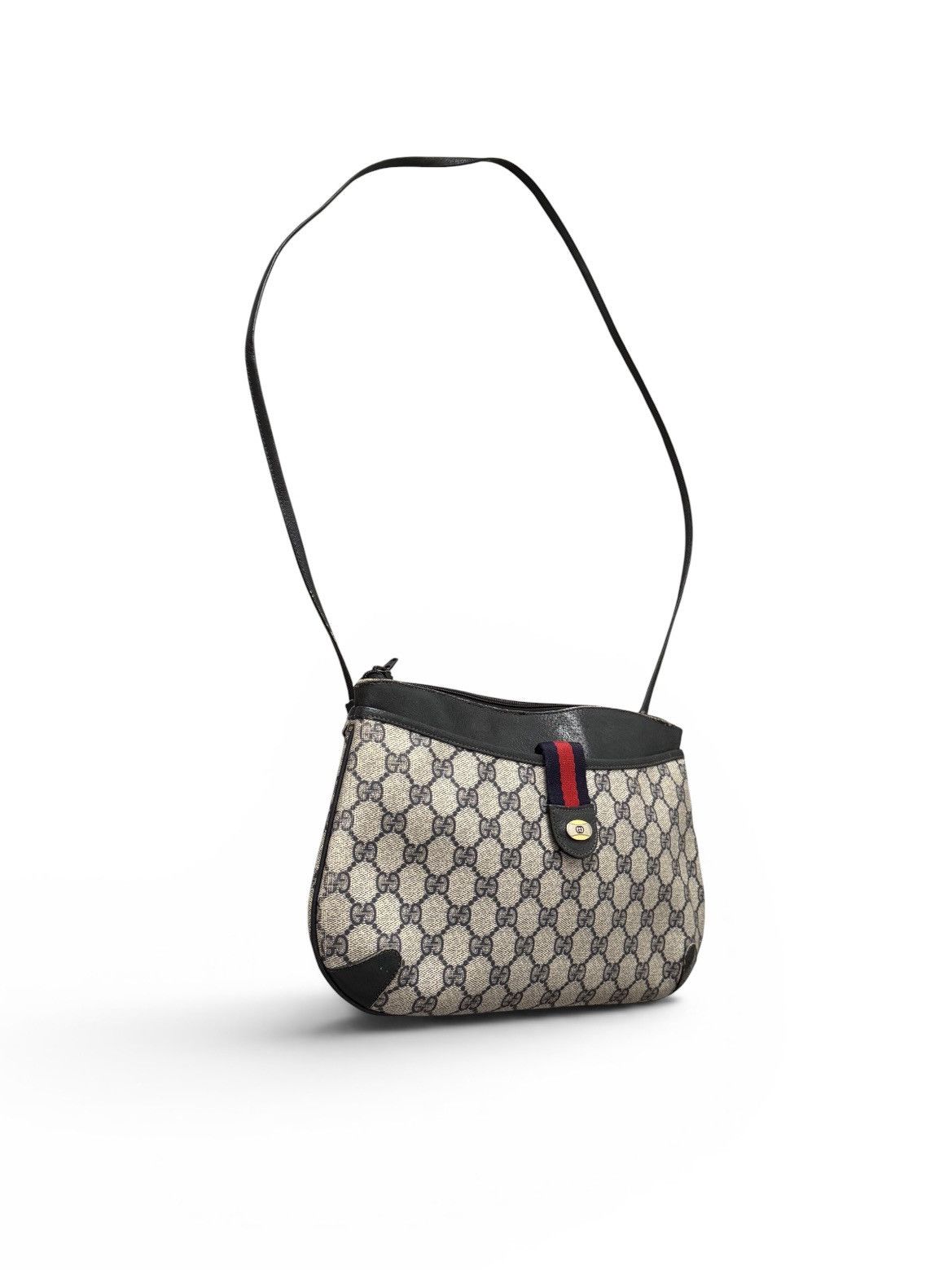 Gucci Vintage Gucci GG Supreme Sherry Line Bag Size ONE SIZE - 3 Thumbnail