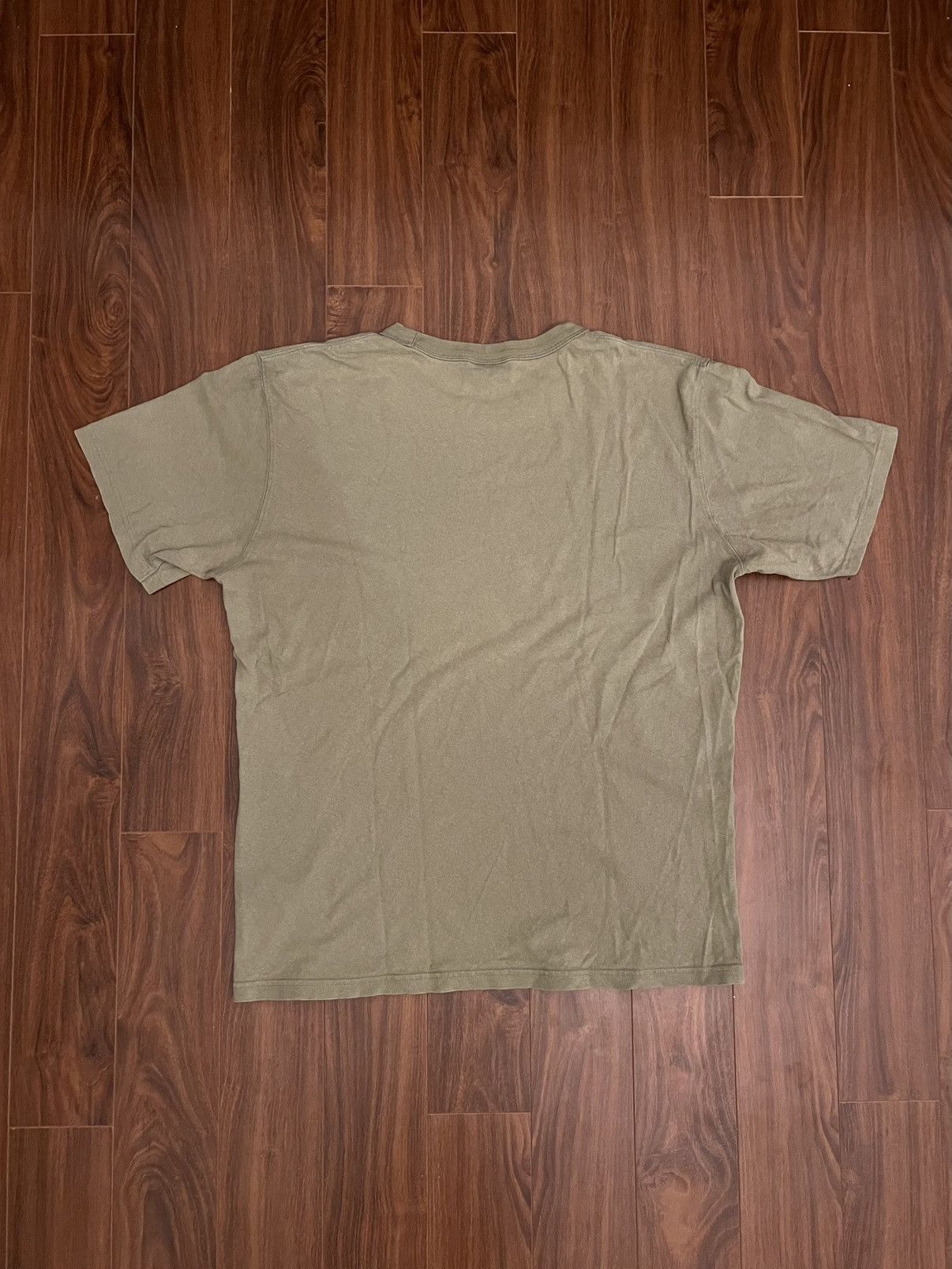 Lemaire × Uniqlo Thrashed x Faded Christopher Lemaire x Uniqlo Tee in Green Size US XL / EU 56 / 4 - 3 Thumbnail