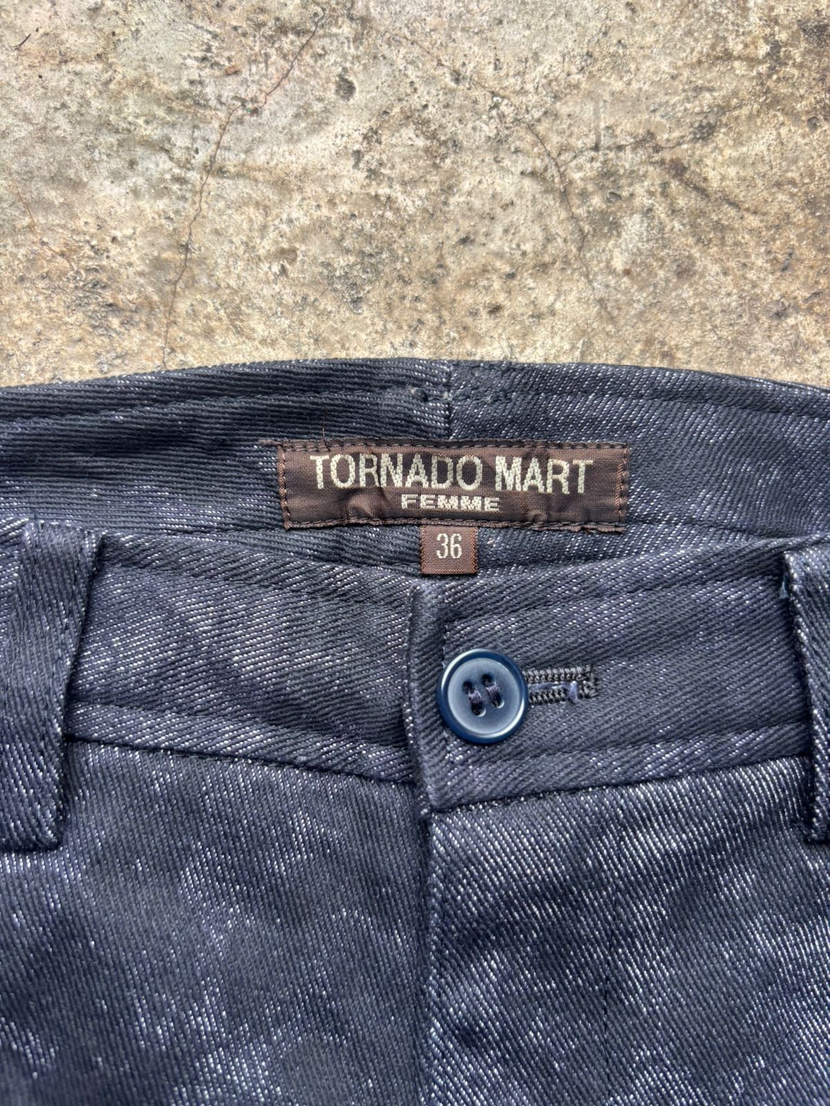 Tornado Mart 2000s Tornado Mart Pattern Cropped Pants Size 26" / US 2 / IT 38 - 3 Thumbnail