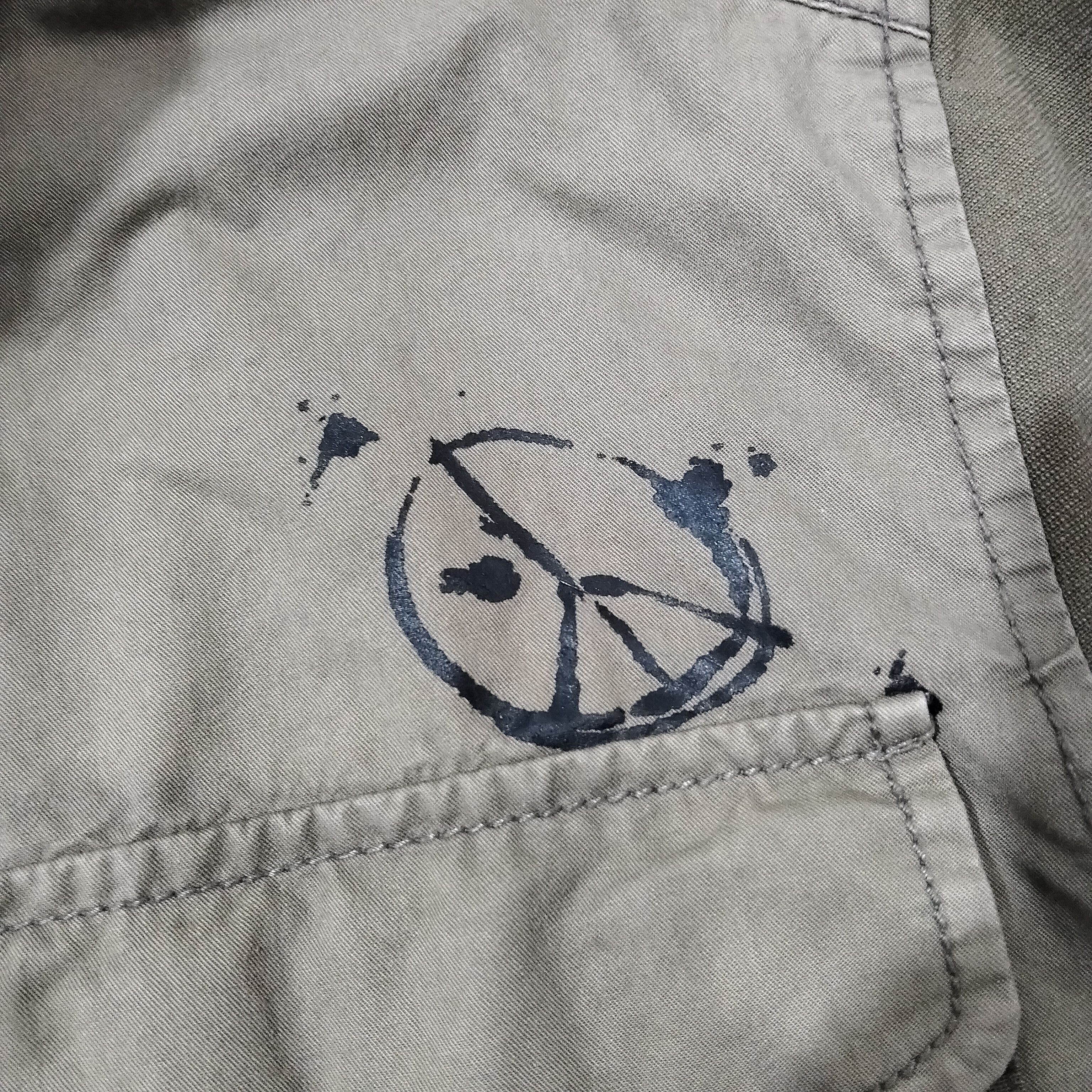 Codes Combine × Japanese Brand 🔥 Codes Combine Military Style Parka with Peace logo🔥 Size US L / EU 52-54 / 3 - 10 Thumbnail