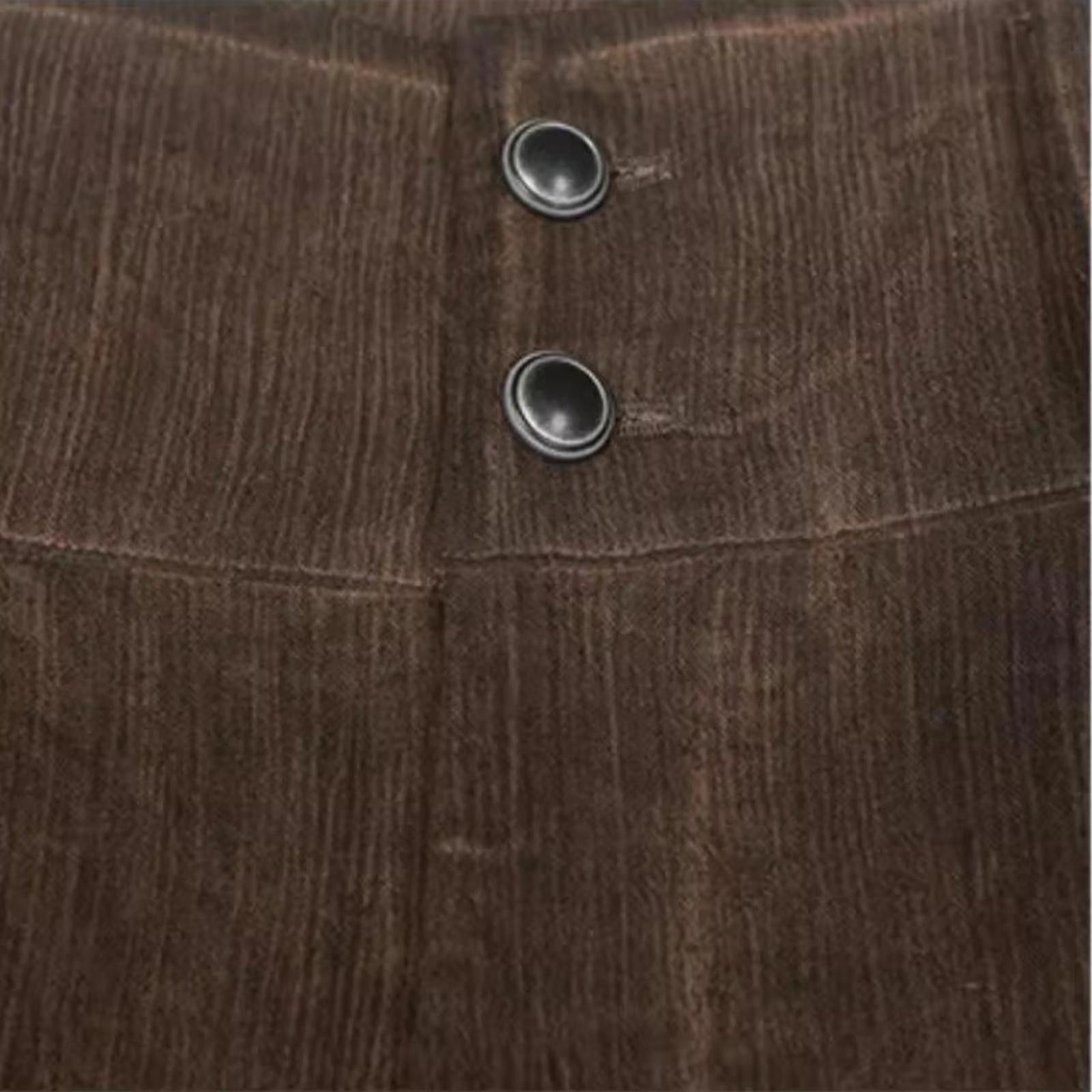 Japanese Brand Wide-Leg Trousers with Detachable Belt & Elastic Cuff Hems Size 28" / US 6 / IT 42 - 7 Thumbnail