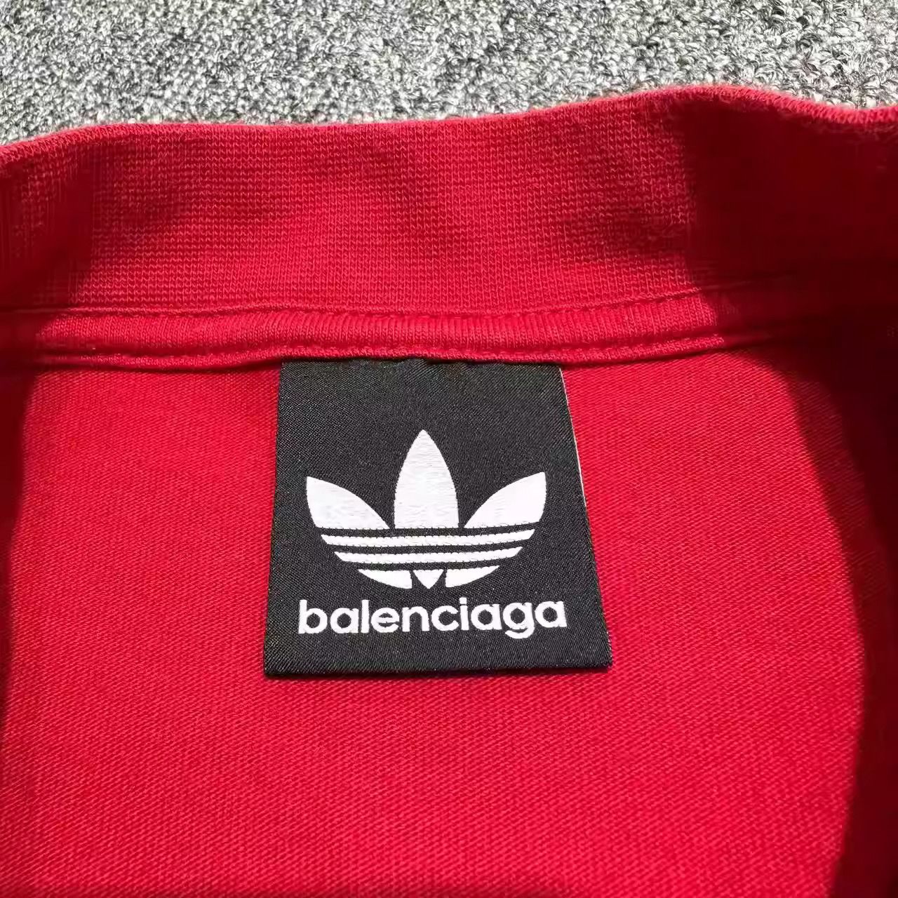 Balenciaga Balenciaga Adidas Embroidered Flock Short Sleeve Size US M / EU 48-50 / 2 - 2 Thumbnail