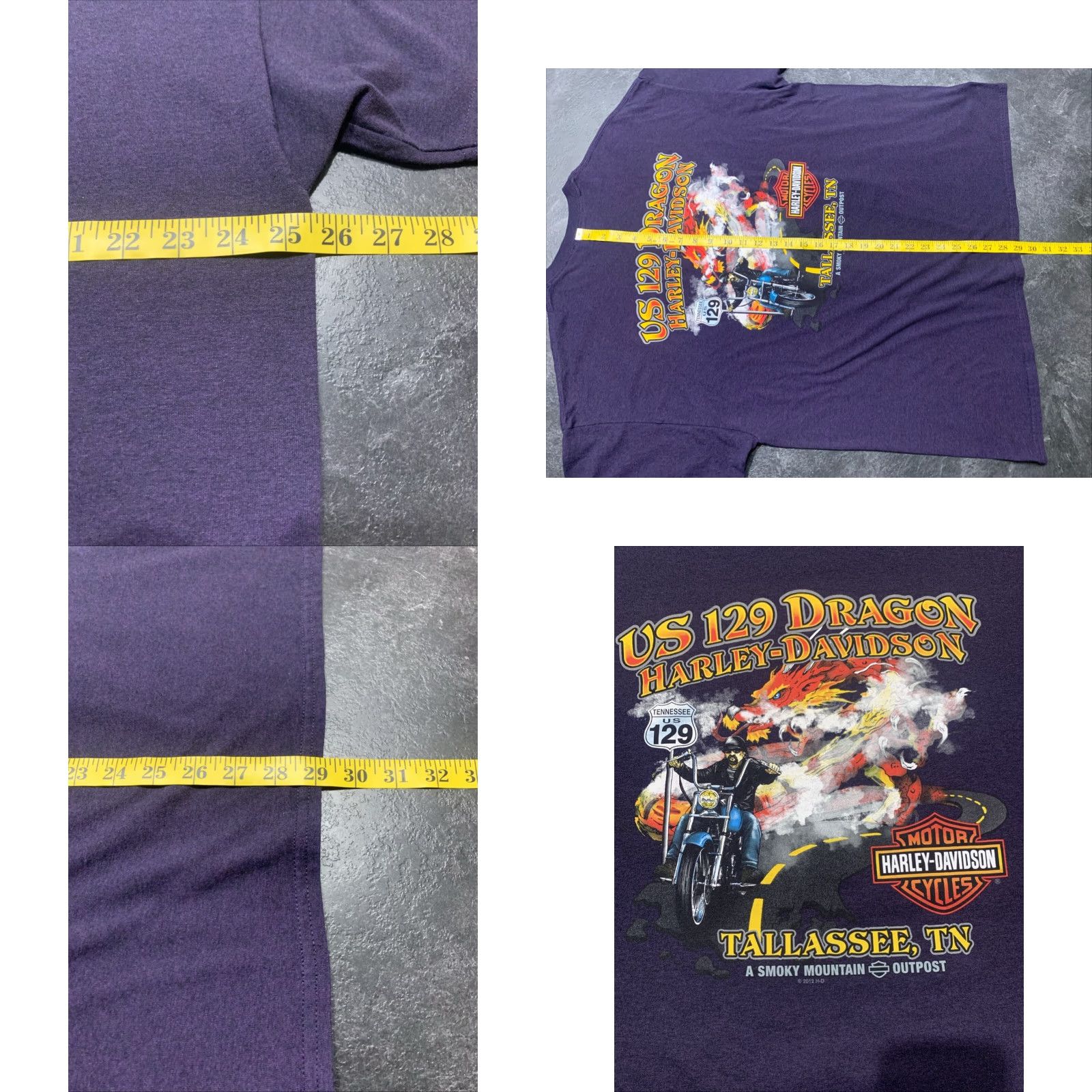 Harley Davidson Harley-Davidson Men’s T-Shirt 2XL Short Sleeve Joker Blue 50/50 Knit Crew Neck Summer Size US XXL / EU 58 / 5 - 8 Thumbnail