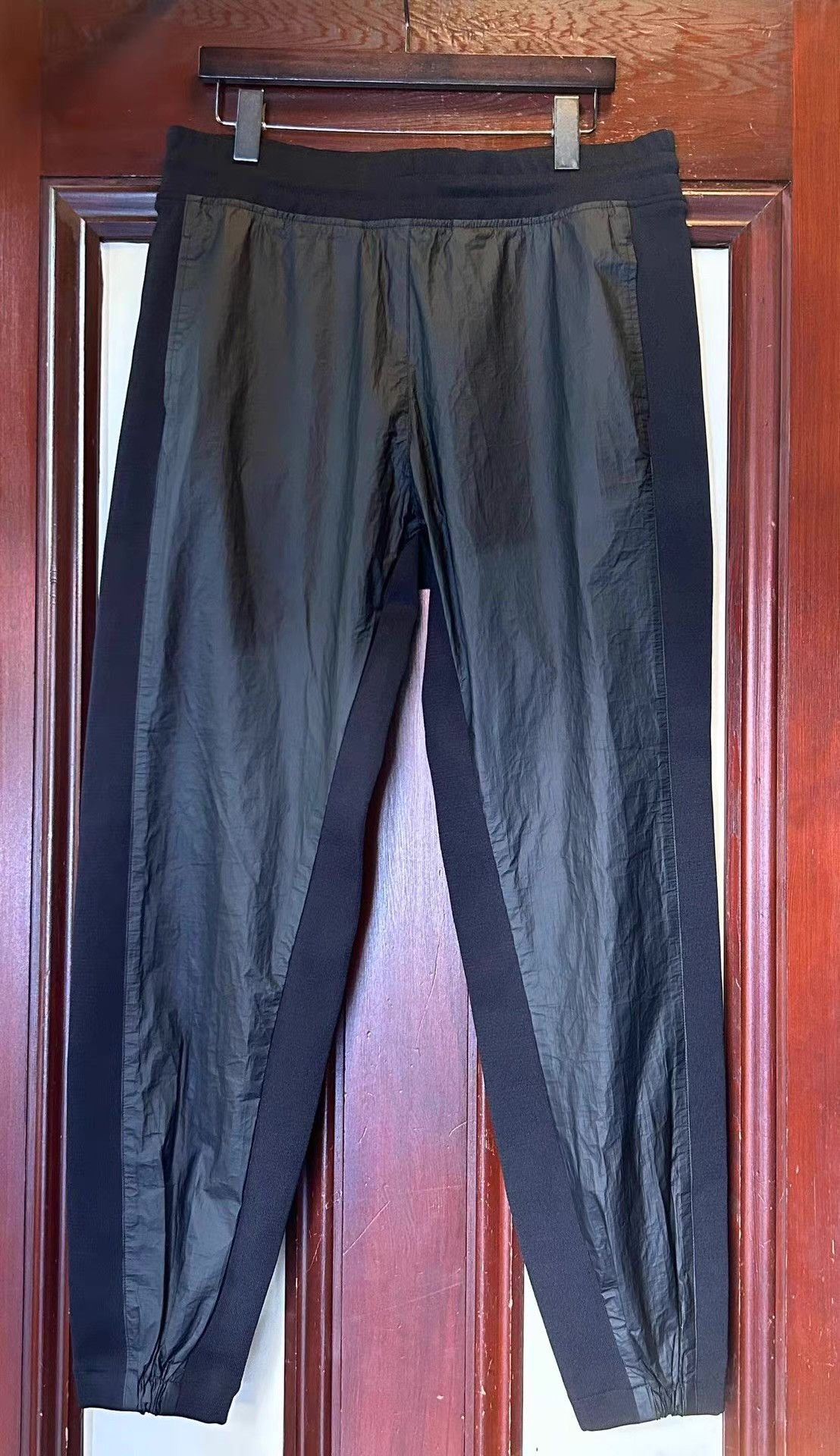 Yeezy YEEZY Season 3 black Tyvek space‑material track pants Ｑ25 Size US 34 / EU 50 - 1 Thumbnail