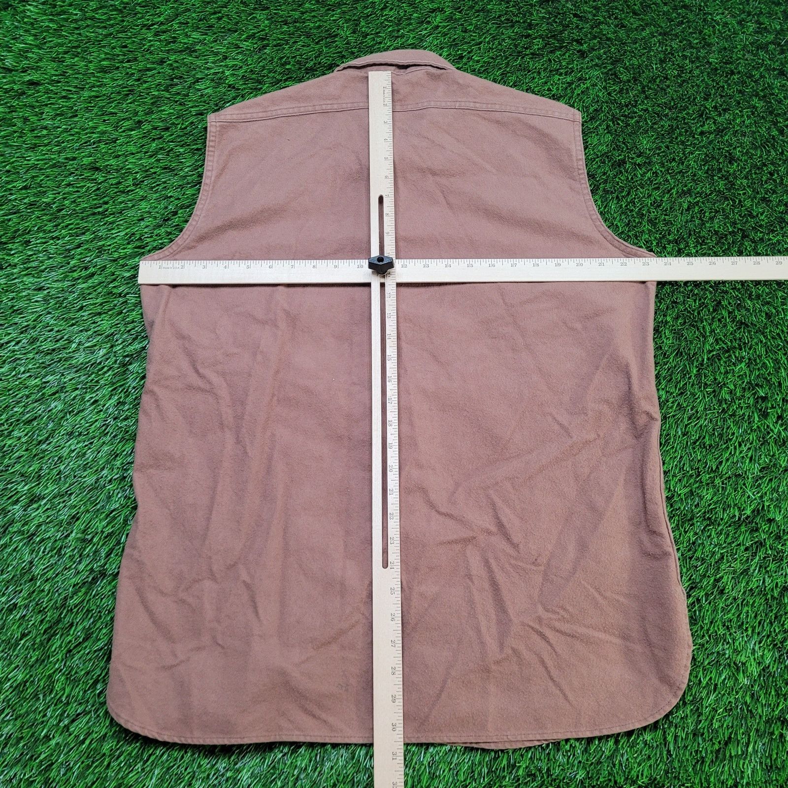 Woolrich Woolen Mills VTG 80s Woolrich USA Made Sleeveless Shirt L Vest Gorpcore Size US L / EU 52-54 / 3 - 4 Thumbnail