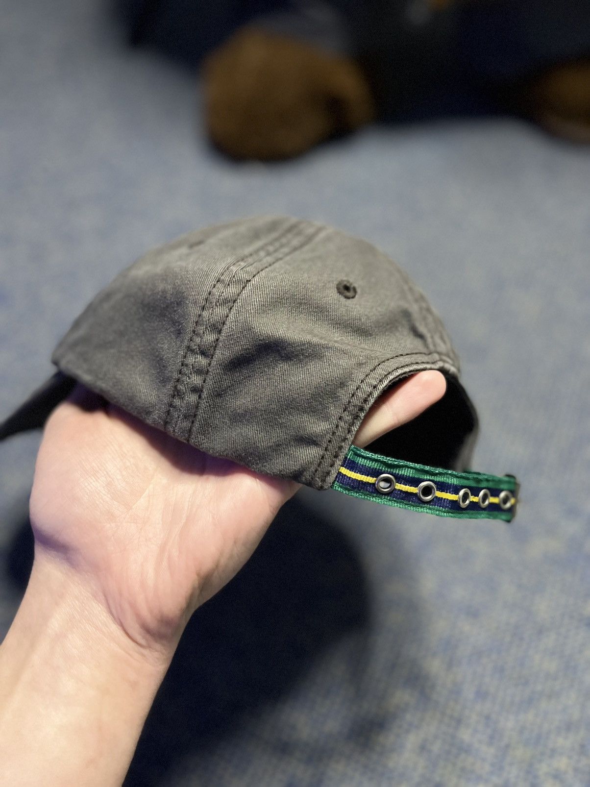 Lacoste × Vintage Vintage Lacoste “L” Logo Cap – Rare Grey/Green Dad Hat Size ONE SIZE - 4 Thumbnail