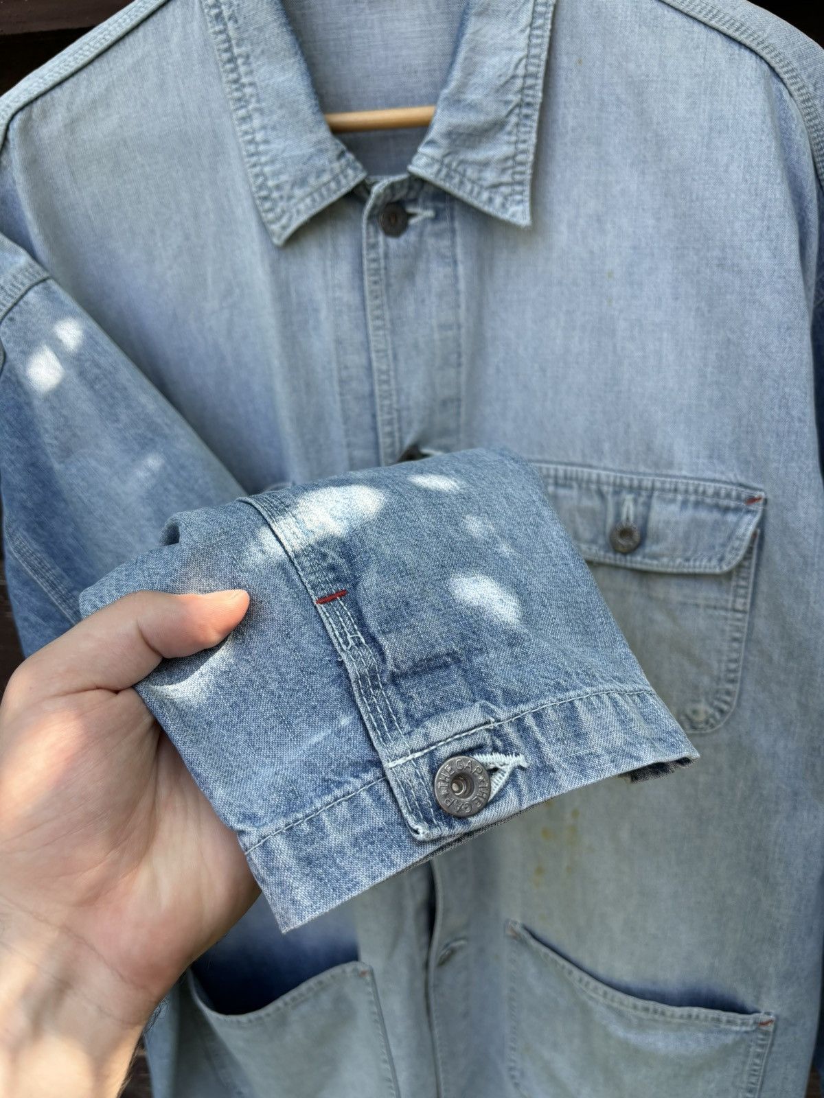 Gap Vintage Gap Denim Chore Faded Jacket Size US XL / EU 56 / 4 - 9 Thumbnail