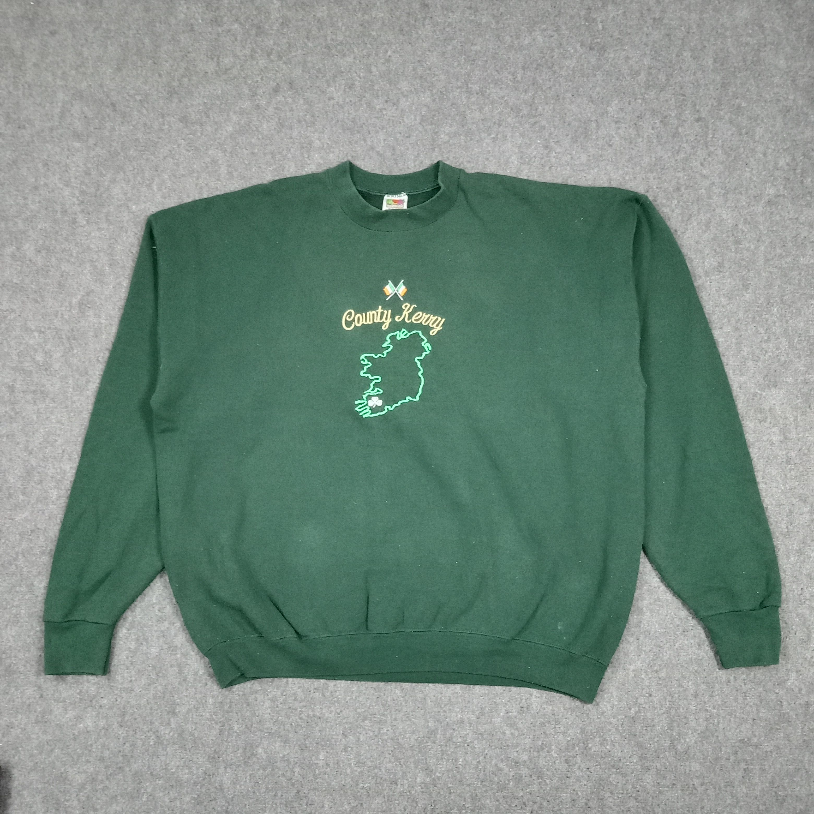 Vintage County Kerry Ireland Heritage Sweatshirt C290N36 Size US XXL / EU 58 / 5 - 1 Thumbnail