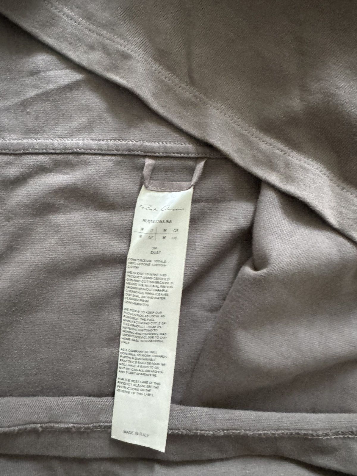 Rick Owens Rick Owens Mainline Hoodie in Dust Size US M / EU 48-50 / 2 - 6 Thumbnail