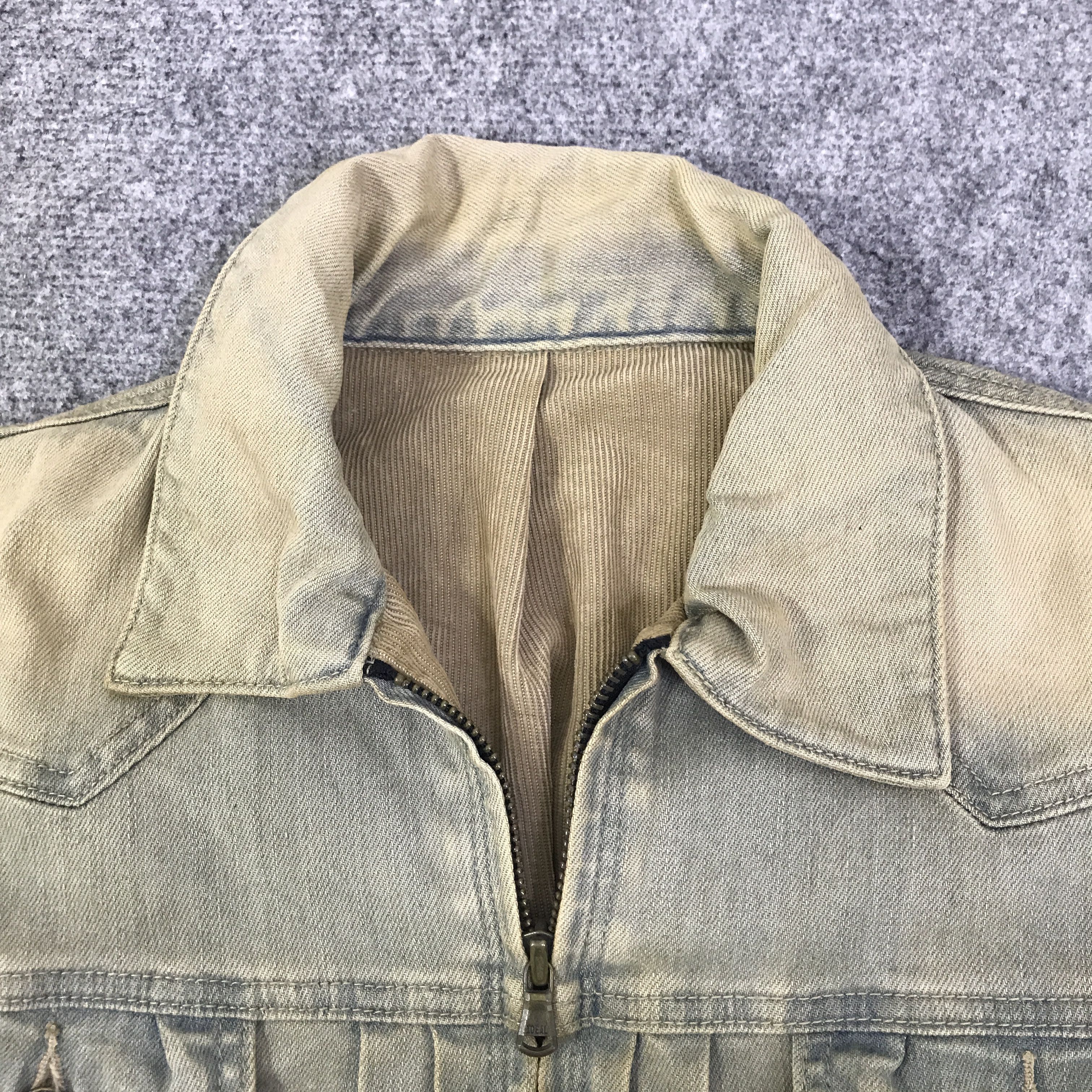 5351 POUR LES HOMMES Rusty denim 5351 pour les hommes punk denim jacket K86B16 Size US M / EU 48-50 / 2 - 5 Thumbnail
