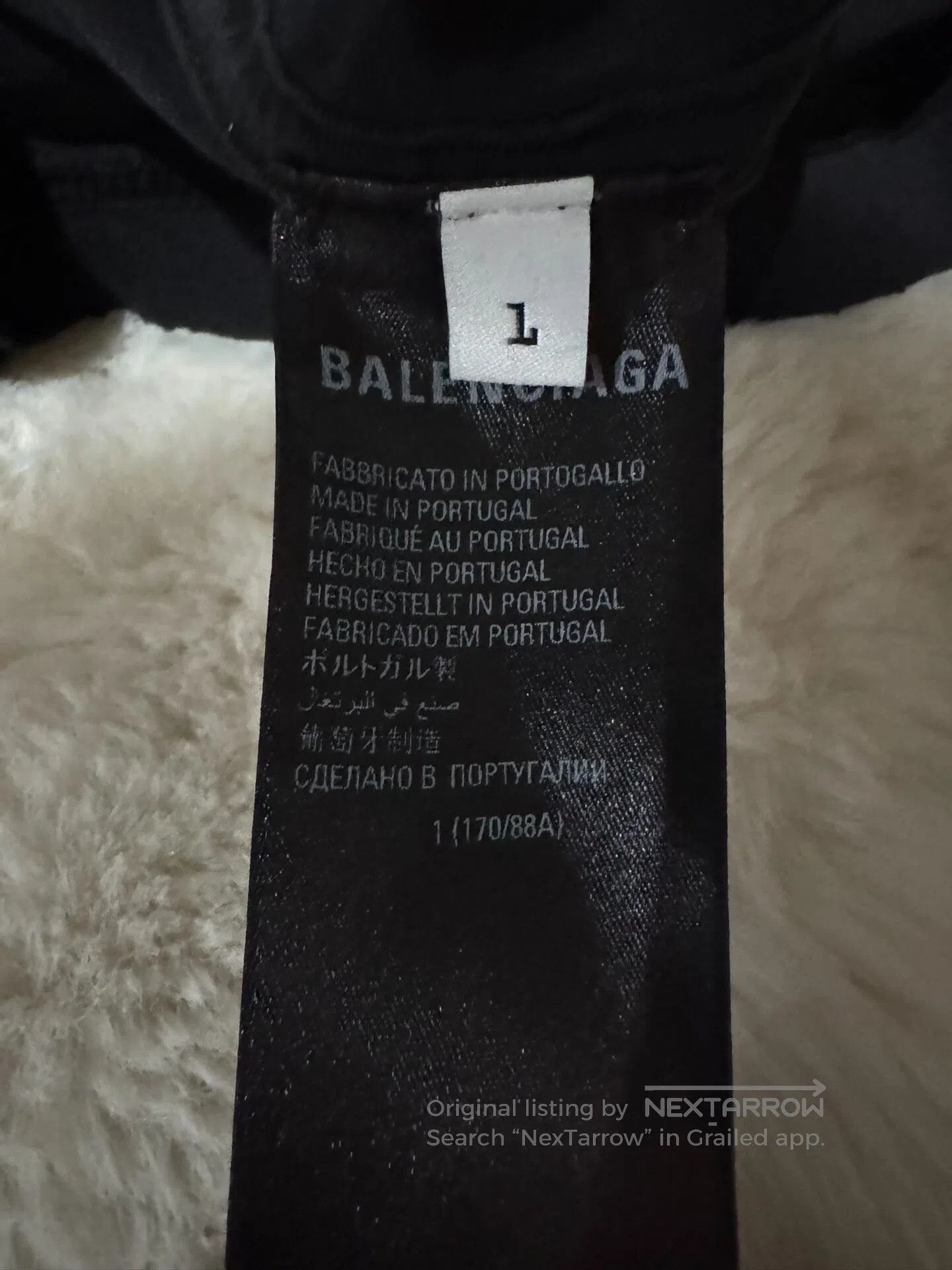 Balenciaga Balenciaga Extra large short sleeve T-shirt| Size US S / EU 44-46 / 1 - 4 Thumbnail