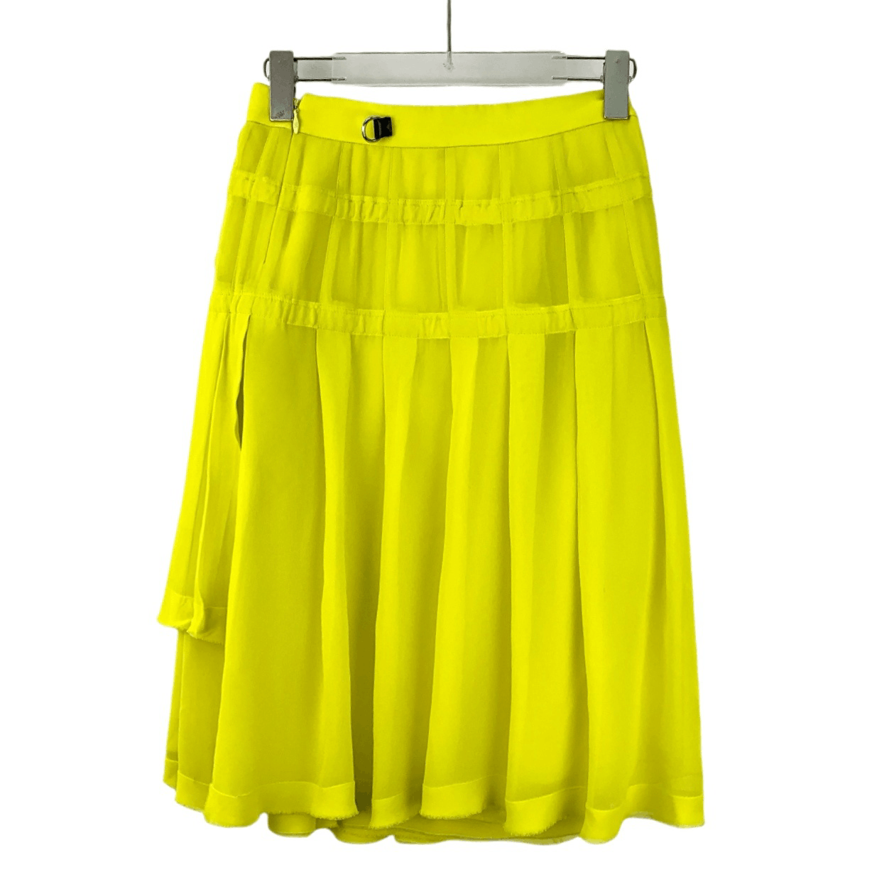 Louis Vuitton Louis Vuitton Skirt – Neon Yellow Pleated (Size XXS) Size 24" / US 00 / IT 34 - 7 Thumbnail