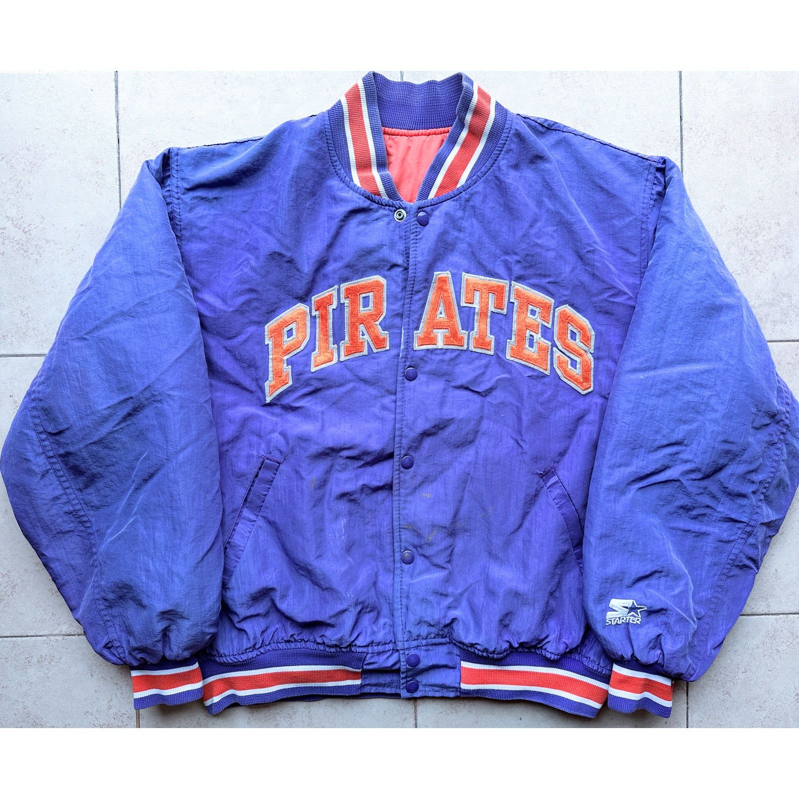 NFL × Starter Shreveport Pirates 1994-95 bomber Louisiana CFL football vtg Size US XL / EU 56 / 4 - 2 Thumbnail