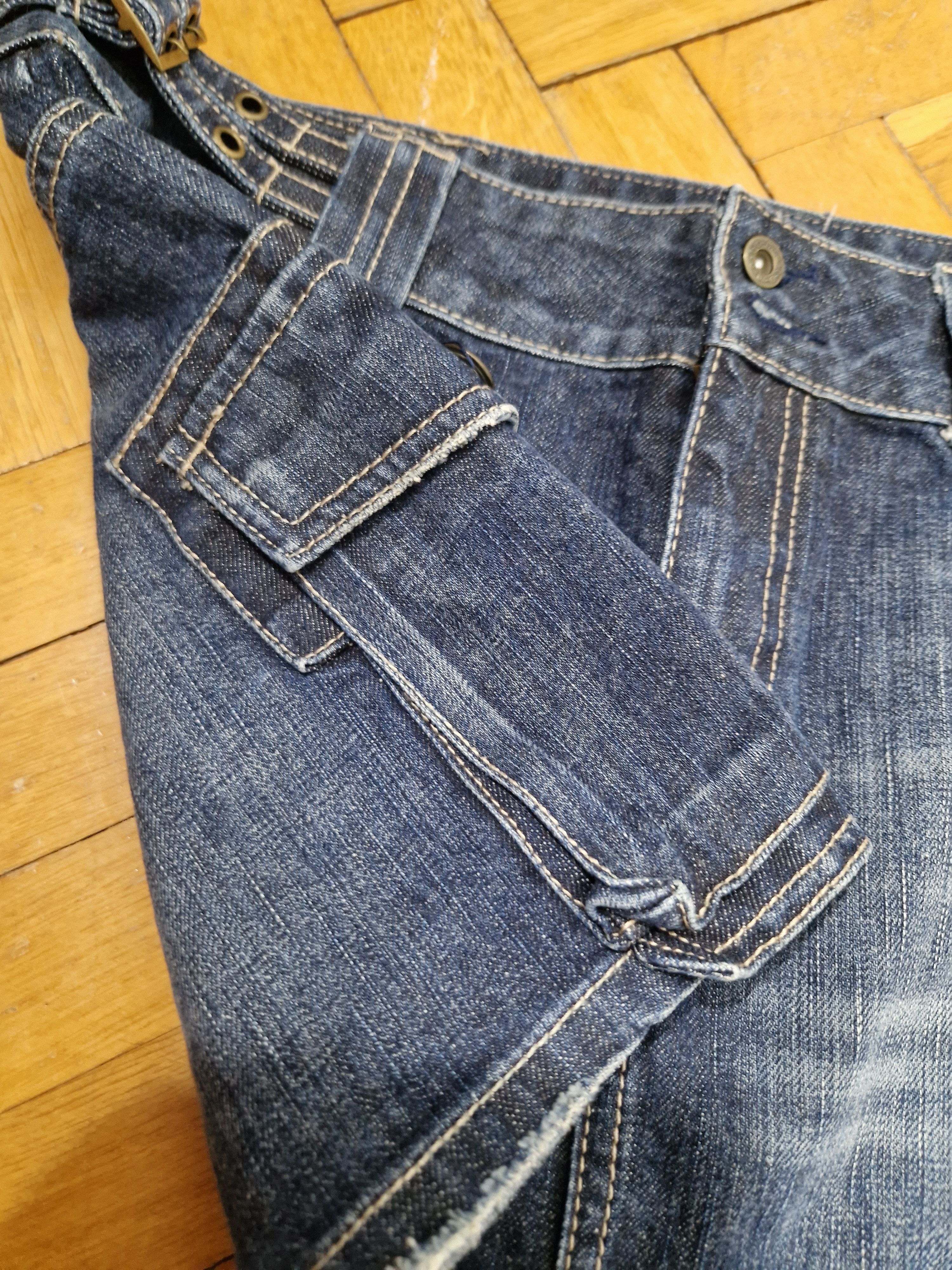 Japanese Brand × Vintage vintage y2k denim mini skirt japanese style grunge emo Size 30" / US 8 / IT 44 - 6 Thumbnail