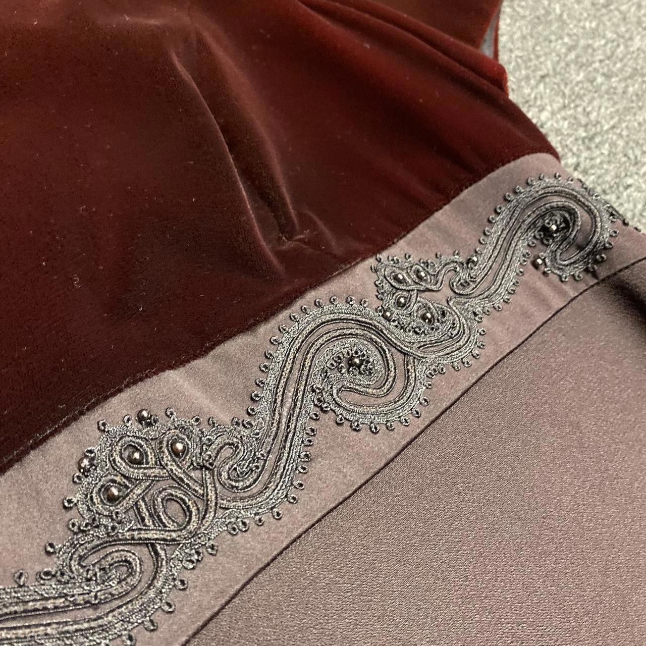 Liz Claiborne Moody Burgundy 90/s Gown