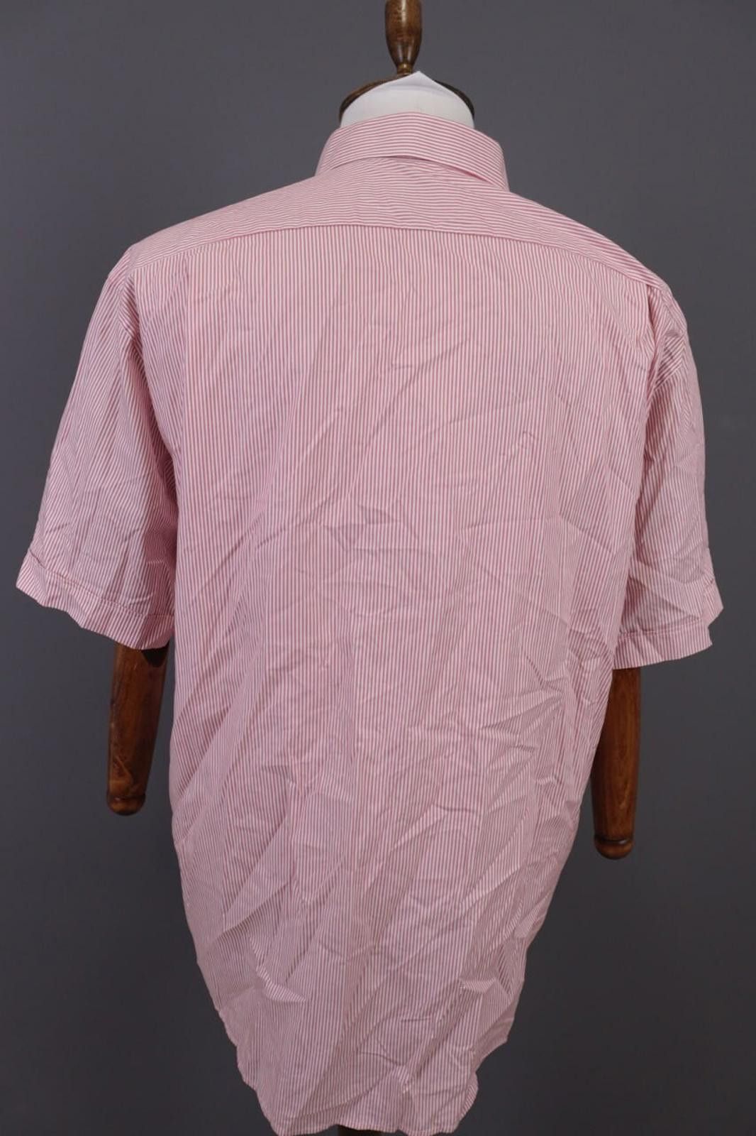 Lacoste Lacoste Regular Fit Pink Pinstripe Button Up Shirt Size 46 Size US M / EU 48-50 / 2 - 12 Thumbnail