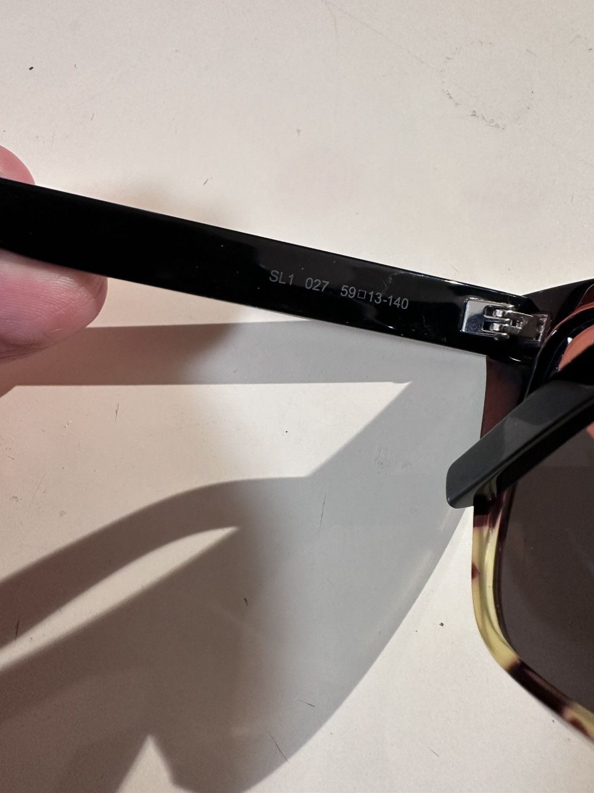 Saint Laurent Paris Saint Laurent Unisex SL-1 59mm Sunglasses Size ONE SIZE - 5 Thumbnail