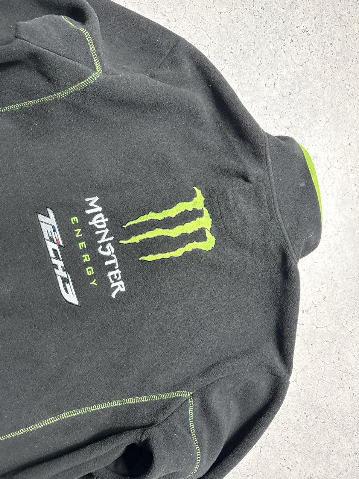 Vintage Monster Energy Full Zip Fleece Jacket Tech 3 Black Size L Size US L / EU 52-54 / 3 - 11 Thumbnail