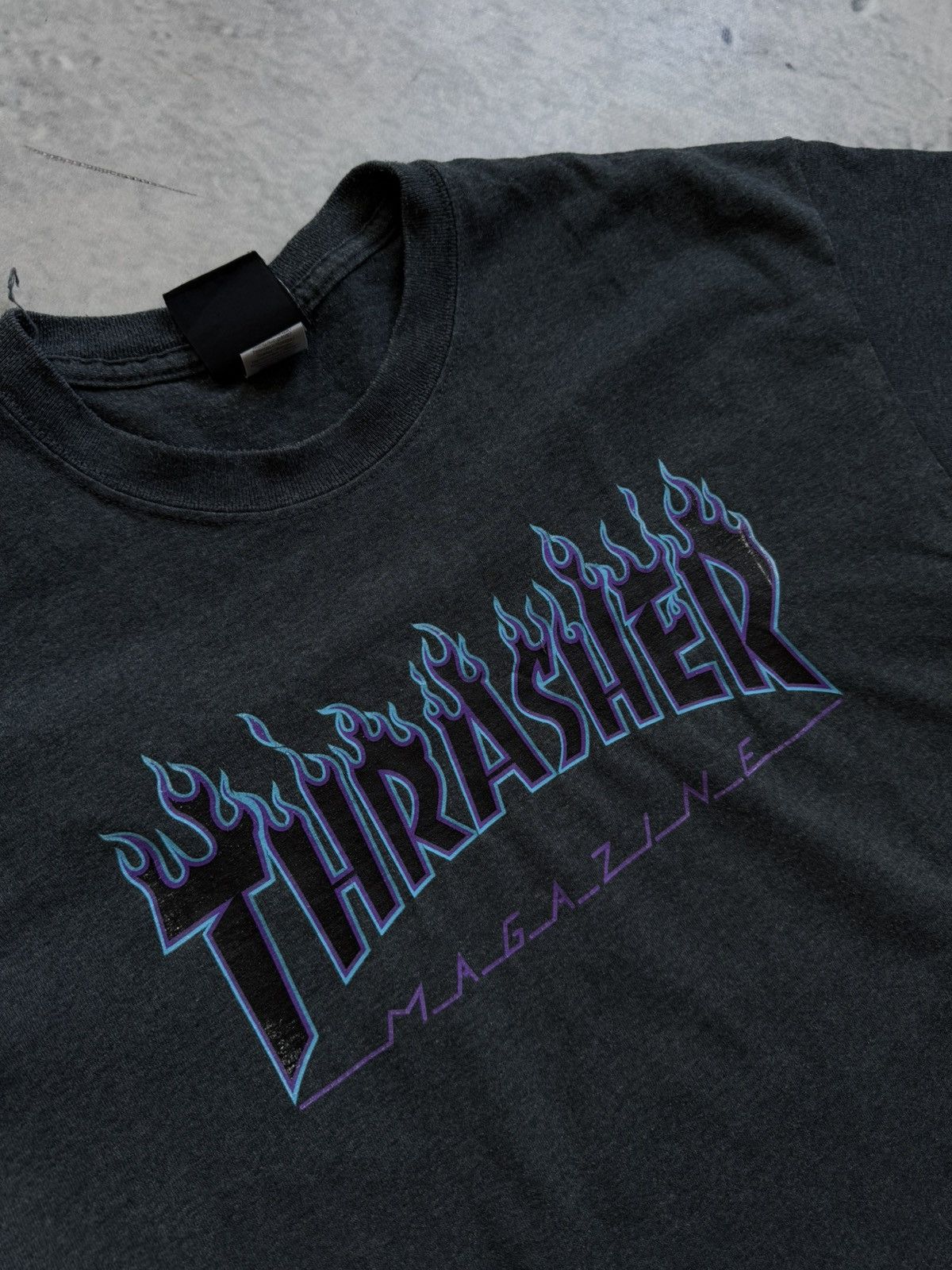 Thrasher Thrasher vintage big logo tee Size US L / EU 52-54 / 3 - 2 Thumbnail