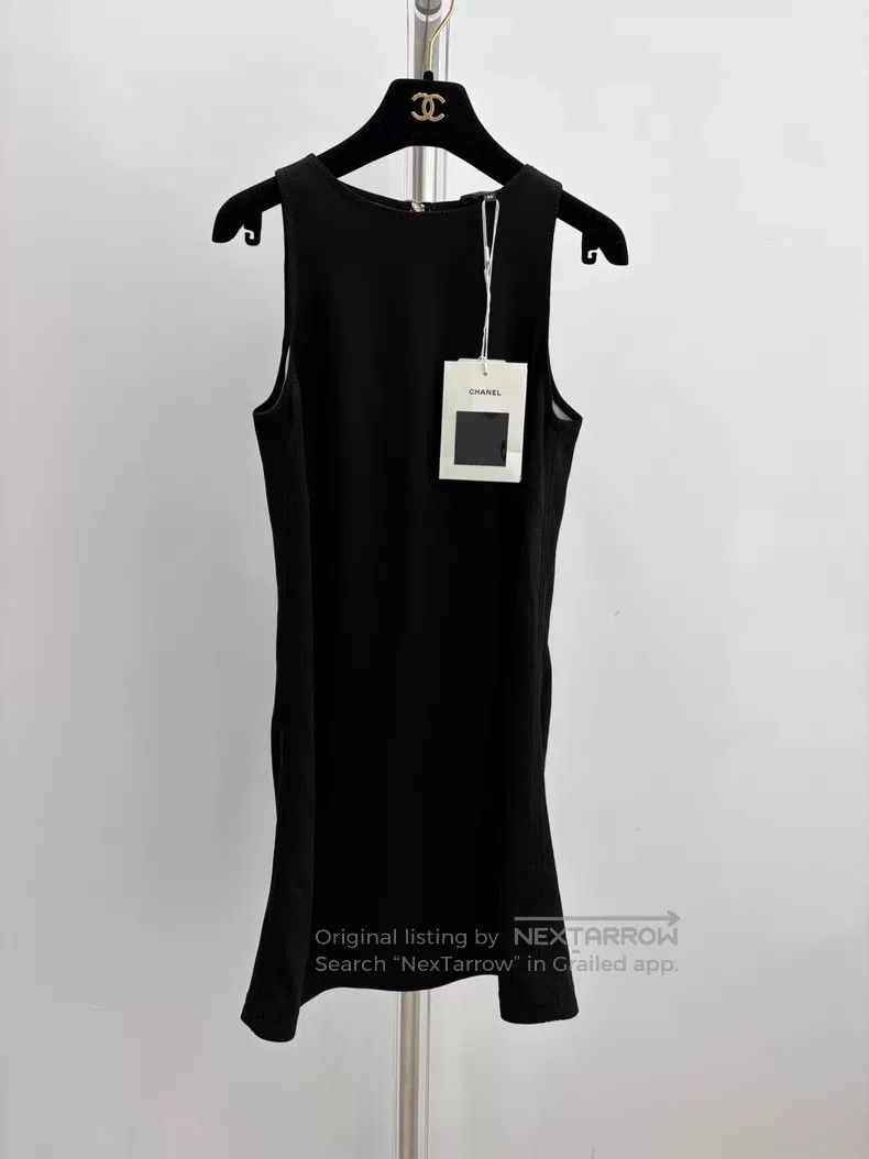 Chanel Chanel Spring and Summer Preview Series Black Dress Size XXS / US 00 / IT 34 - 1 Thumbnail