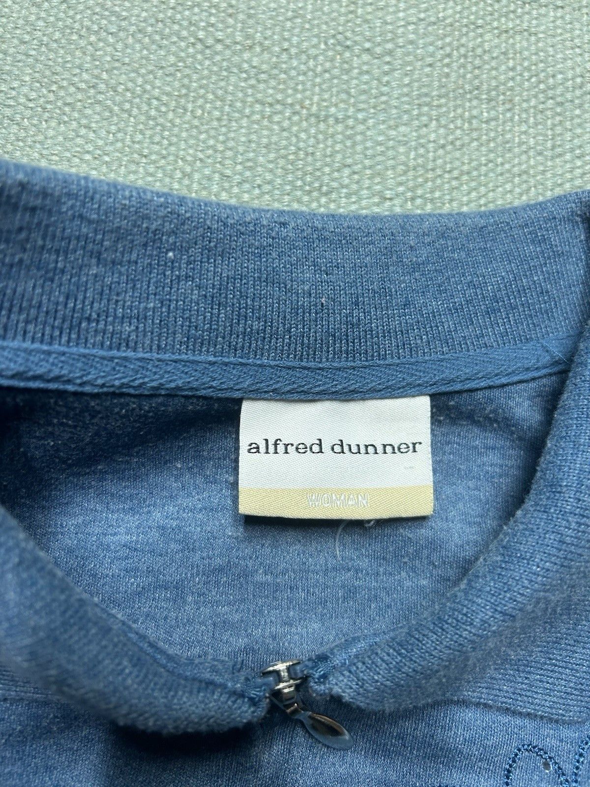 Vintage Alfred Dunner 1/4 zip sweater embroide flowers floral XL/XXL Size XXL / US 16-18 / IT 52-54 - 4 Thumbnail