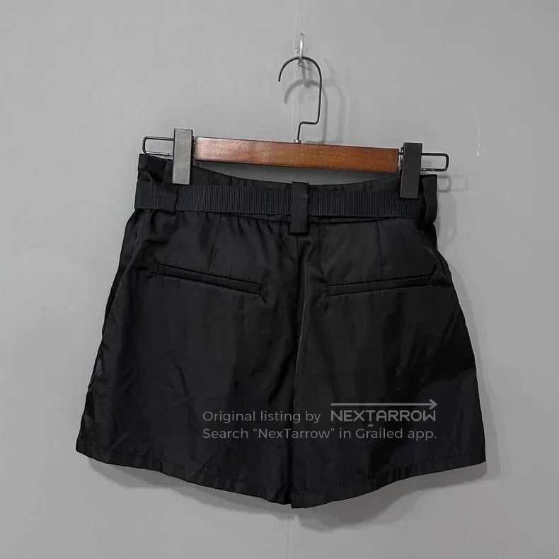 Prada Prada Recycled nylon coin purse triangle logo short skirt Size 25" / US 0 / IT 36 - 3 Thumbnail