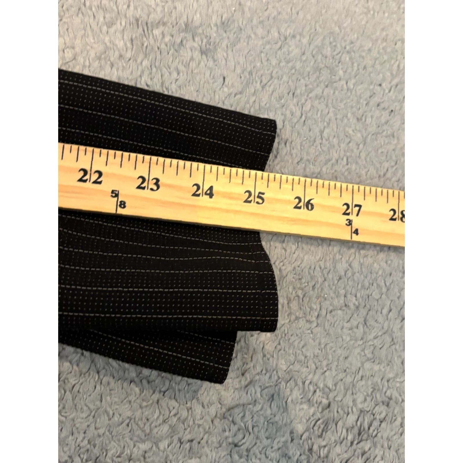 Ellen Tracy VINTAGE? No. Ellen Tracy Blazer Jacket Women 22 Black Pinstripe Button Career Office Size 3XL / US 20-22 - 5 Thumbnail