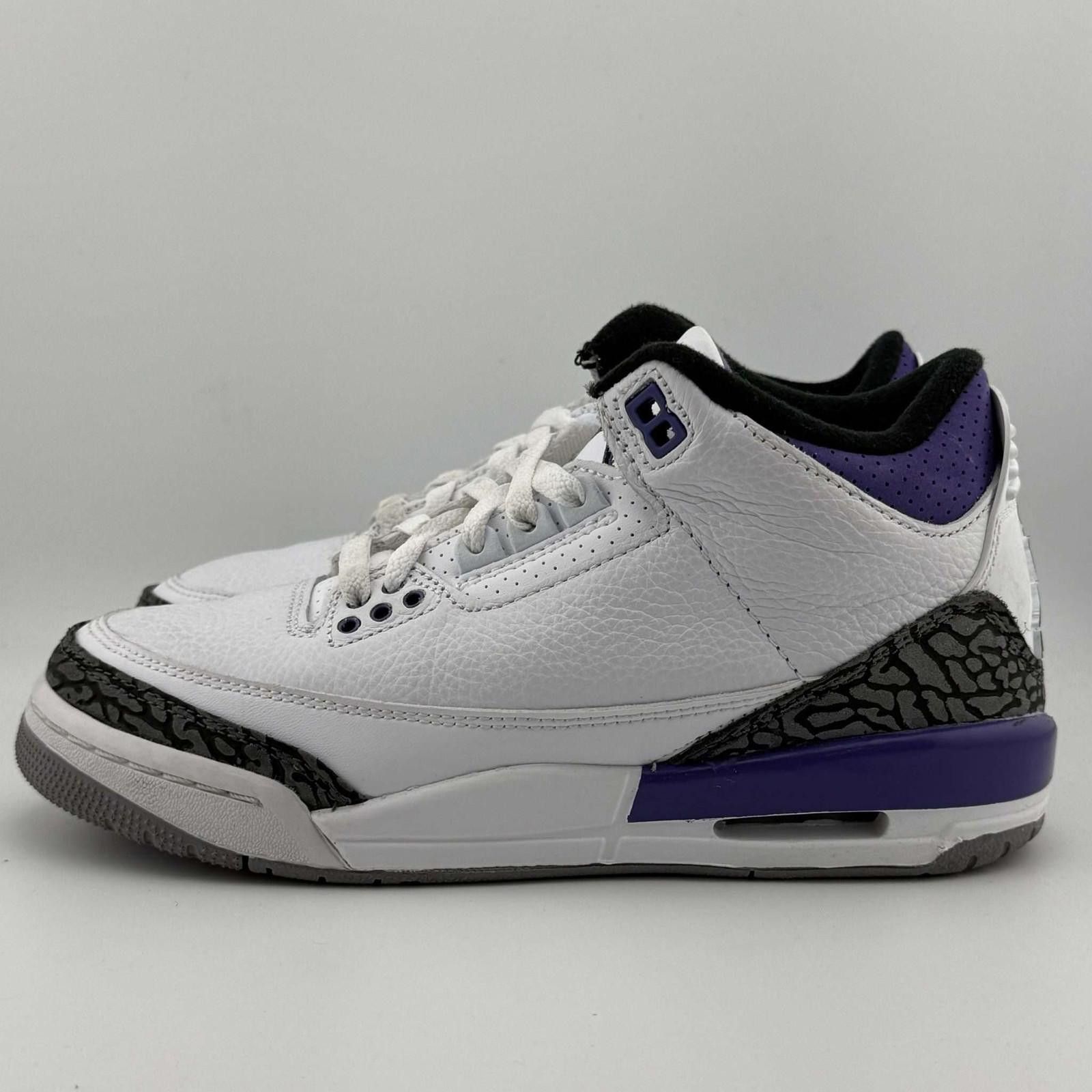 Jordan Brand Jordan 3 Dark Iris 5Y Used Size US 5 / EU 37 - 2 Thumbnail