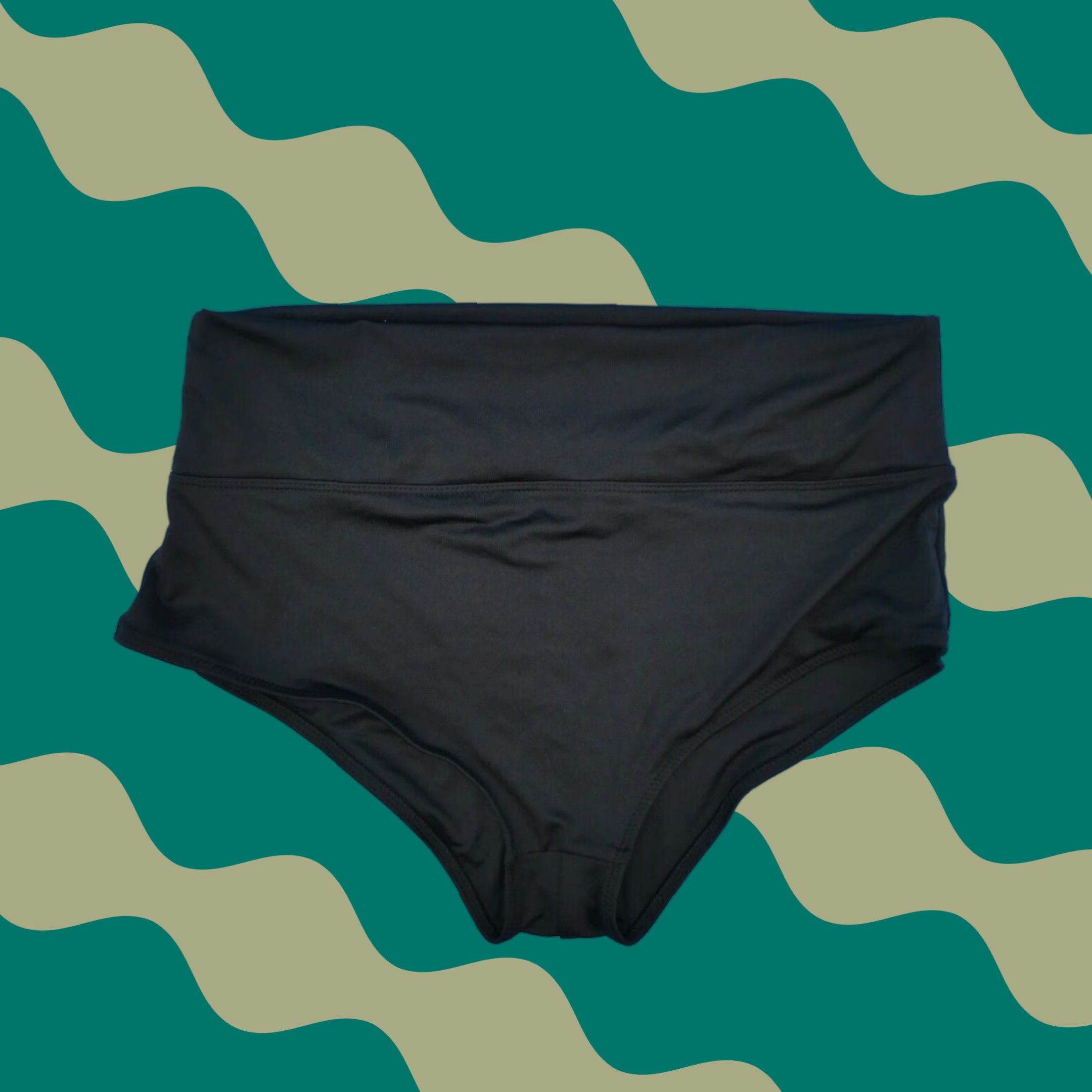 Victoria's Secret XL Shortie Swim Black High-Waisted Bottom Beach VS Women