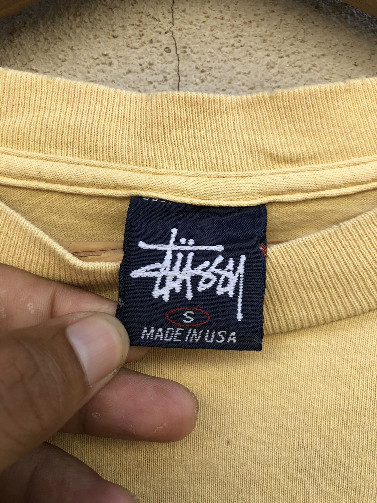 Stussy × Vintage Rare‼️ Vintage 90s Stussy Tshirt Distressed Size US S / EU 44-46 / 1 - 3 Thumbnail