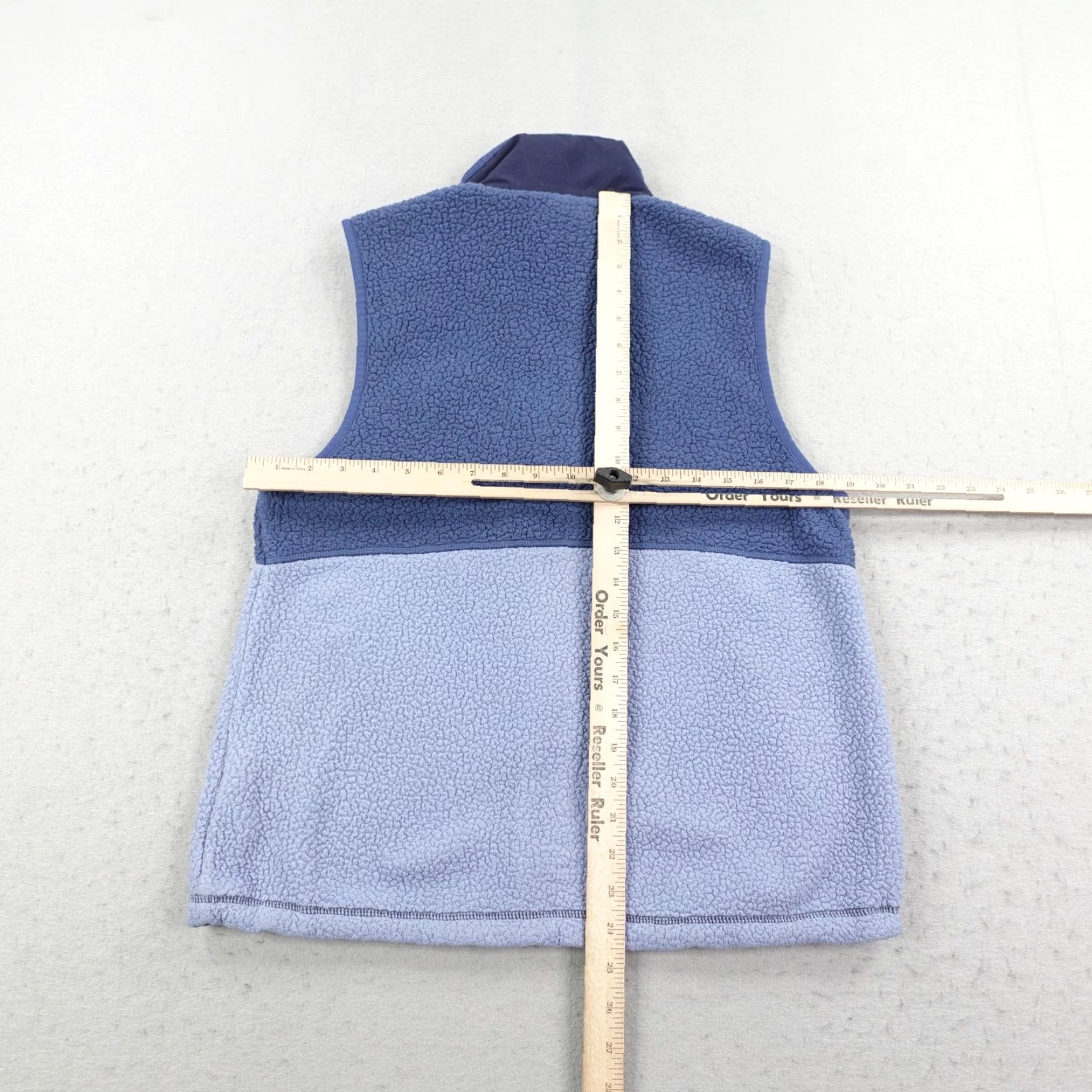The North Face North Face Vest Womens Medium Blue Fleece Cragmont Full Zip Two Tone Sweater Size M / US 6-8 / IT 42-44 - 6 Thumbnail