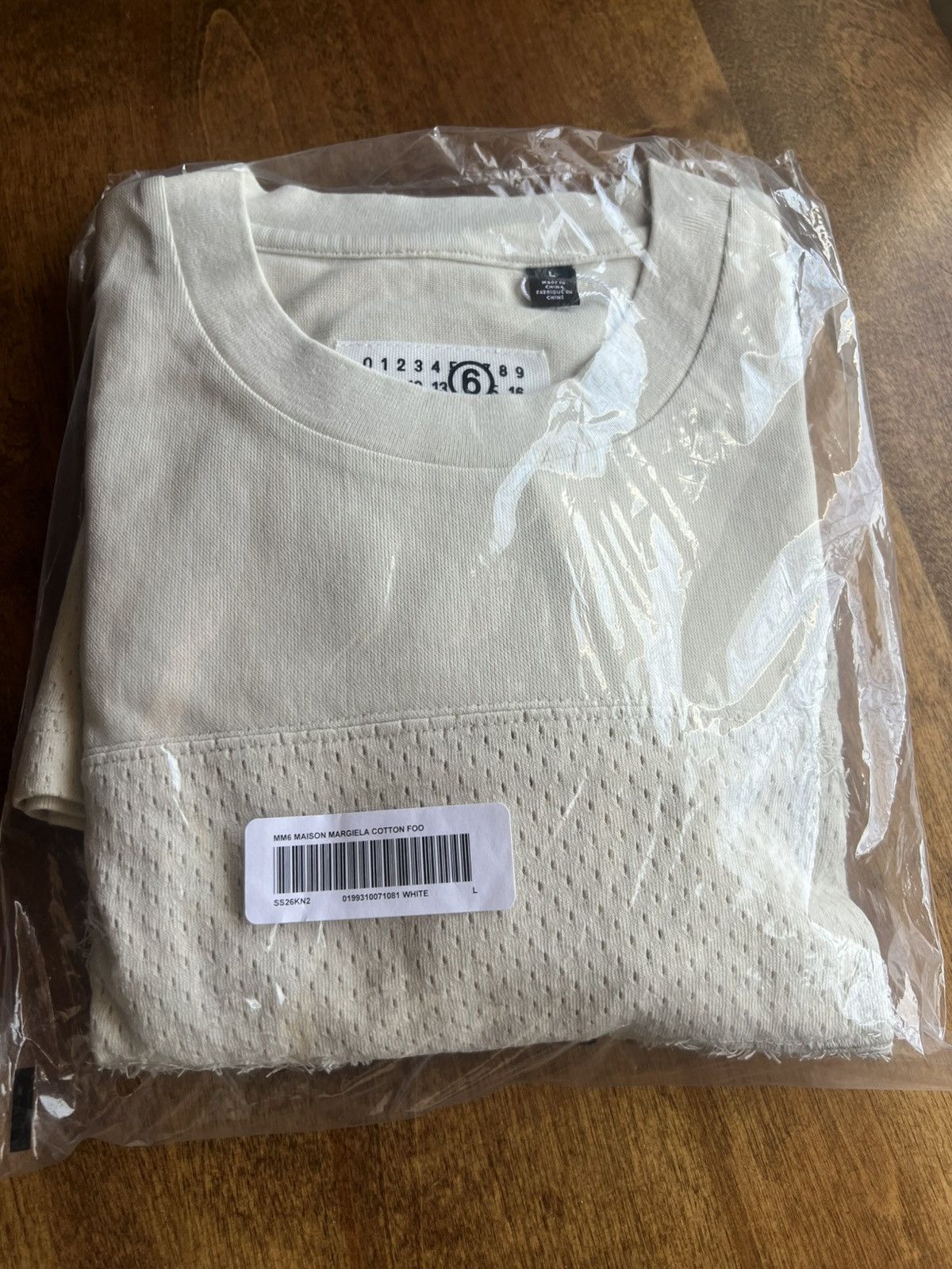 Supreme Supreme Maison Margiela MM6 Cotton Football Jersey SS26 Size US L / EU 52-54 / 3 - 4 Thumbnail